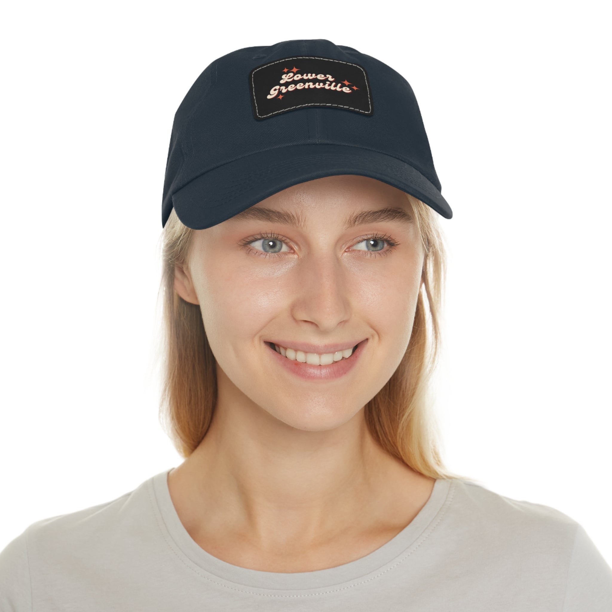 Lower Greenville Sparkle Hat with Leather Patch