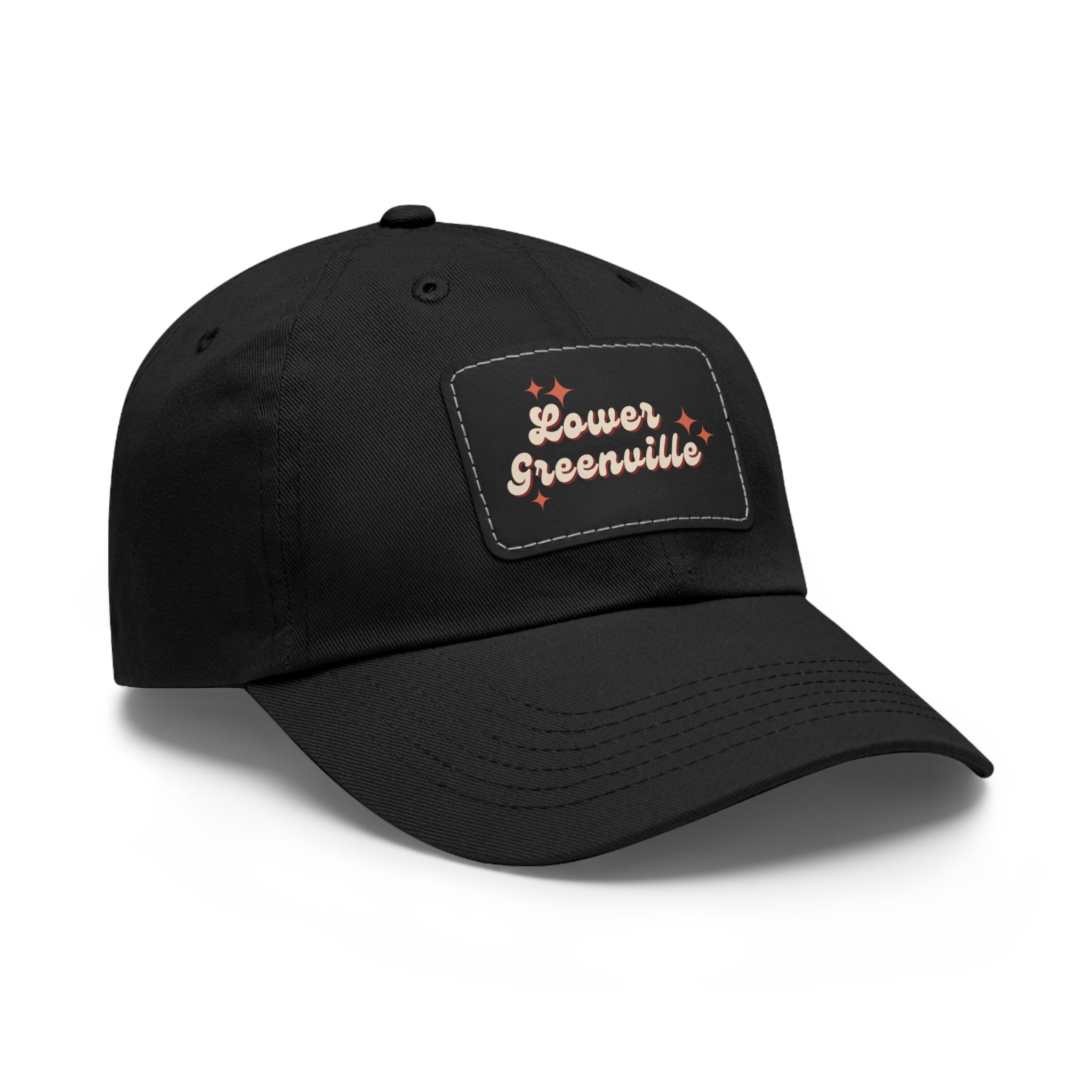 Lower Greenville Sparkle Hat with Leather Patch