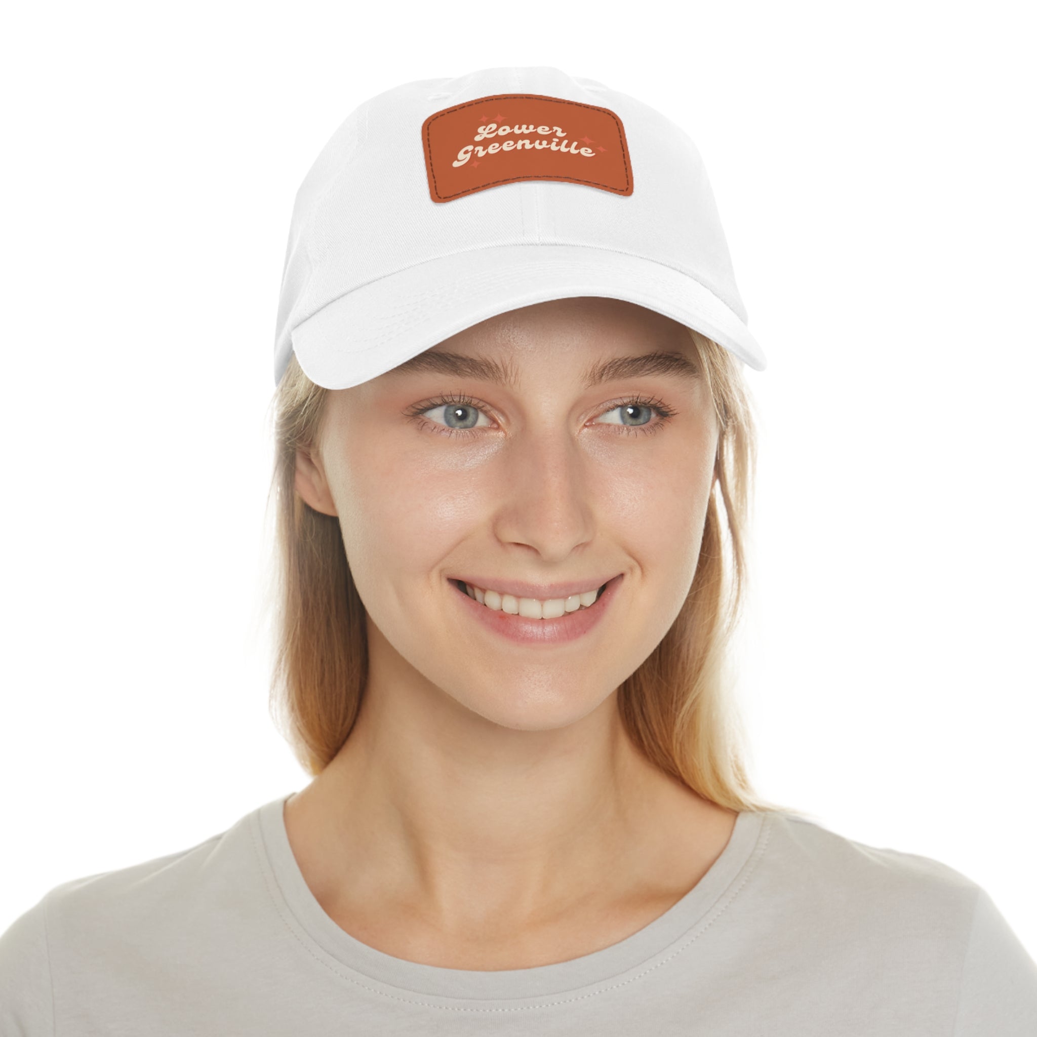 Lower Greenville Sparkle Hat with Leather Patch