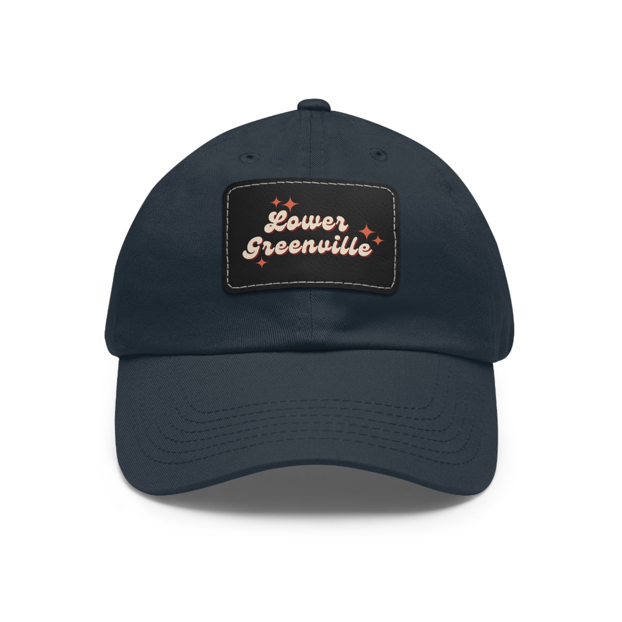 Lower Greenville Sparkle Hat with Leather Patch