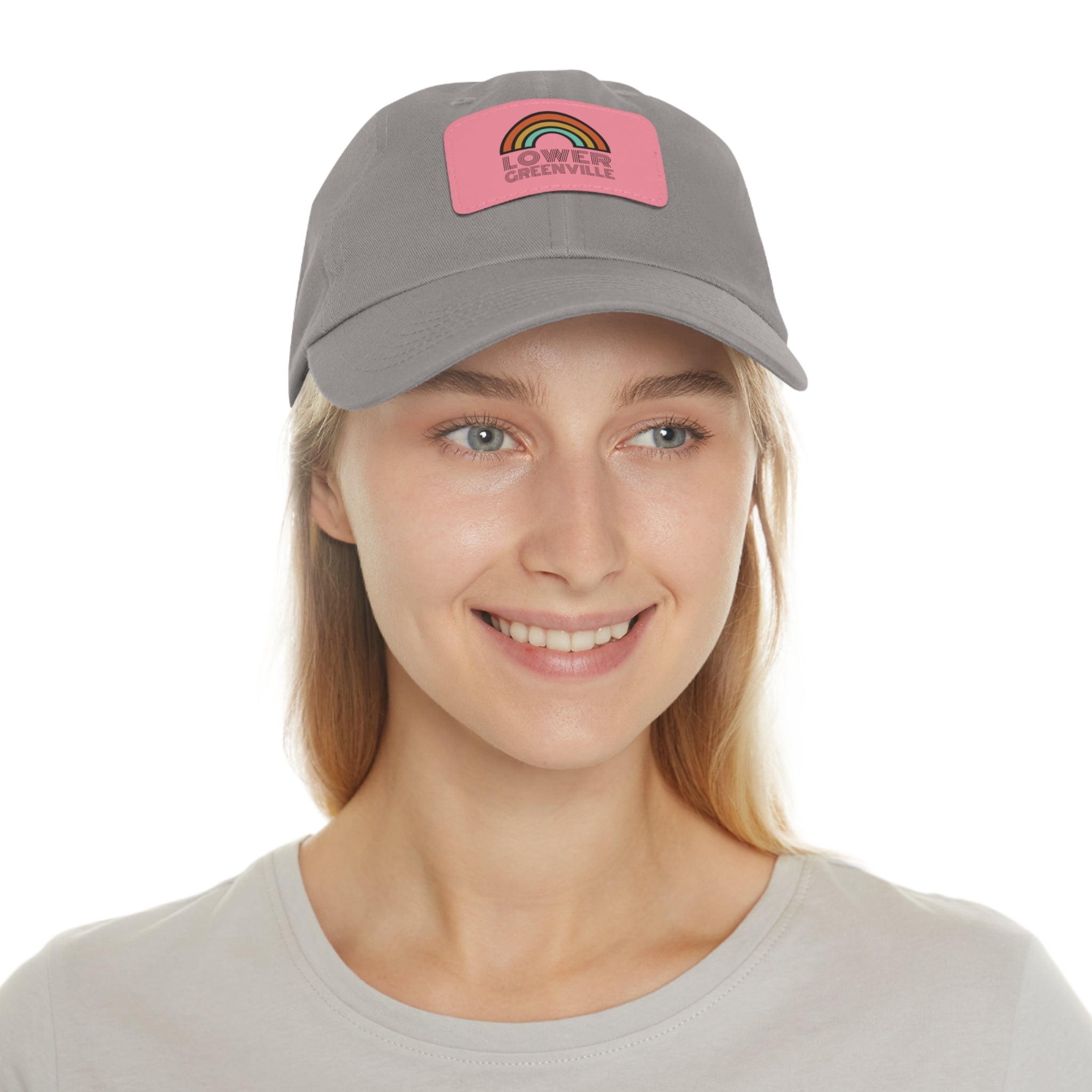 Rainbow Lower Greenville Hat with Leather Patch