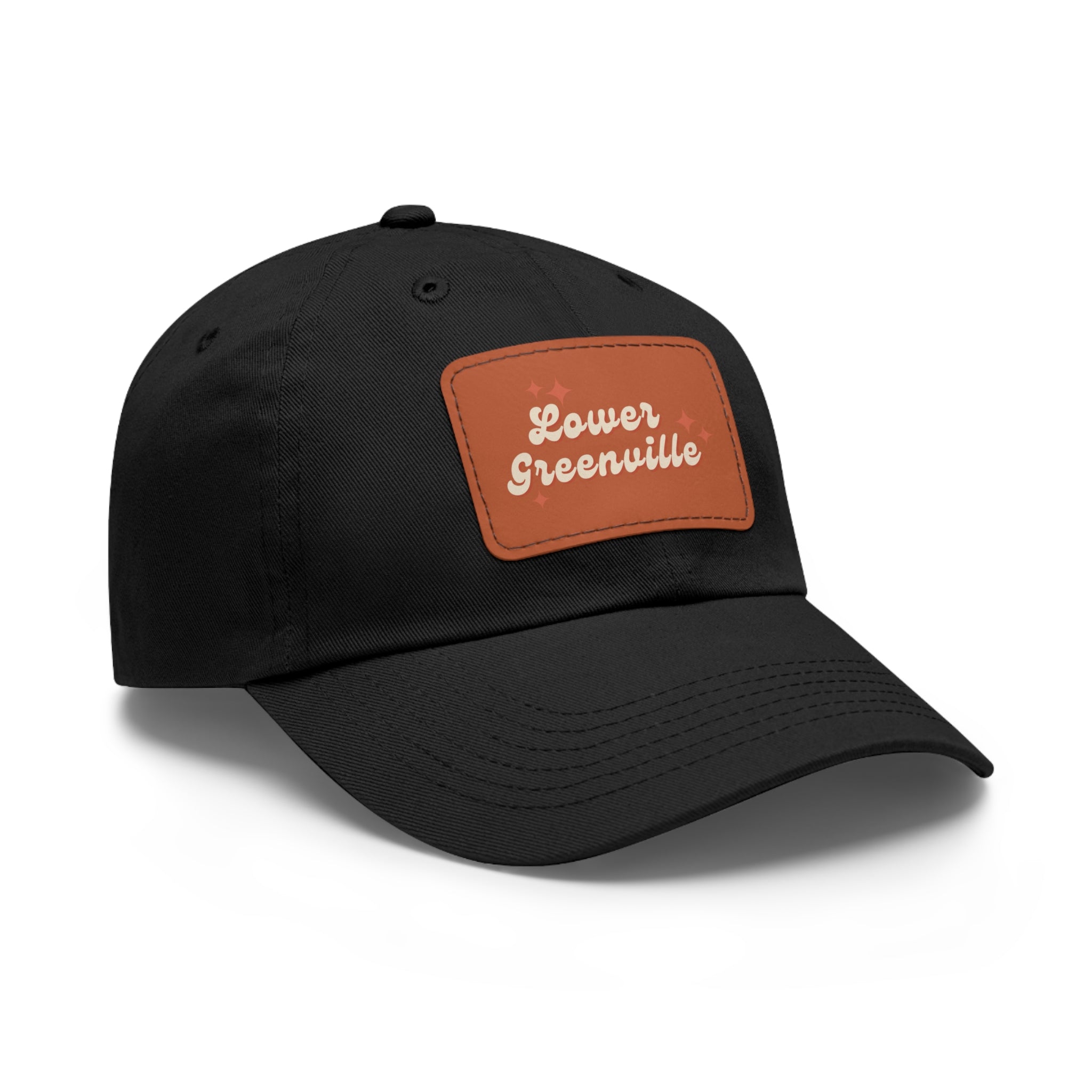 Lower Greenville Sparkle Hat with Leather Patch