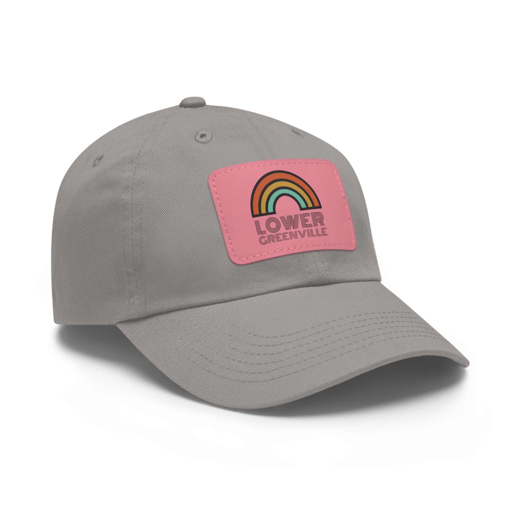 Rainbow Lower Greenville Hat with Leather Patch