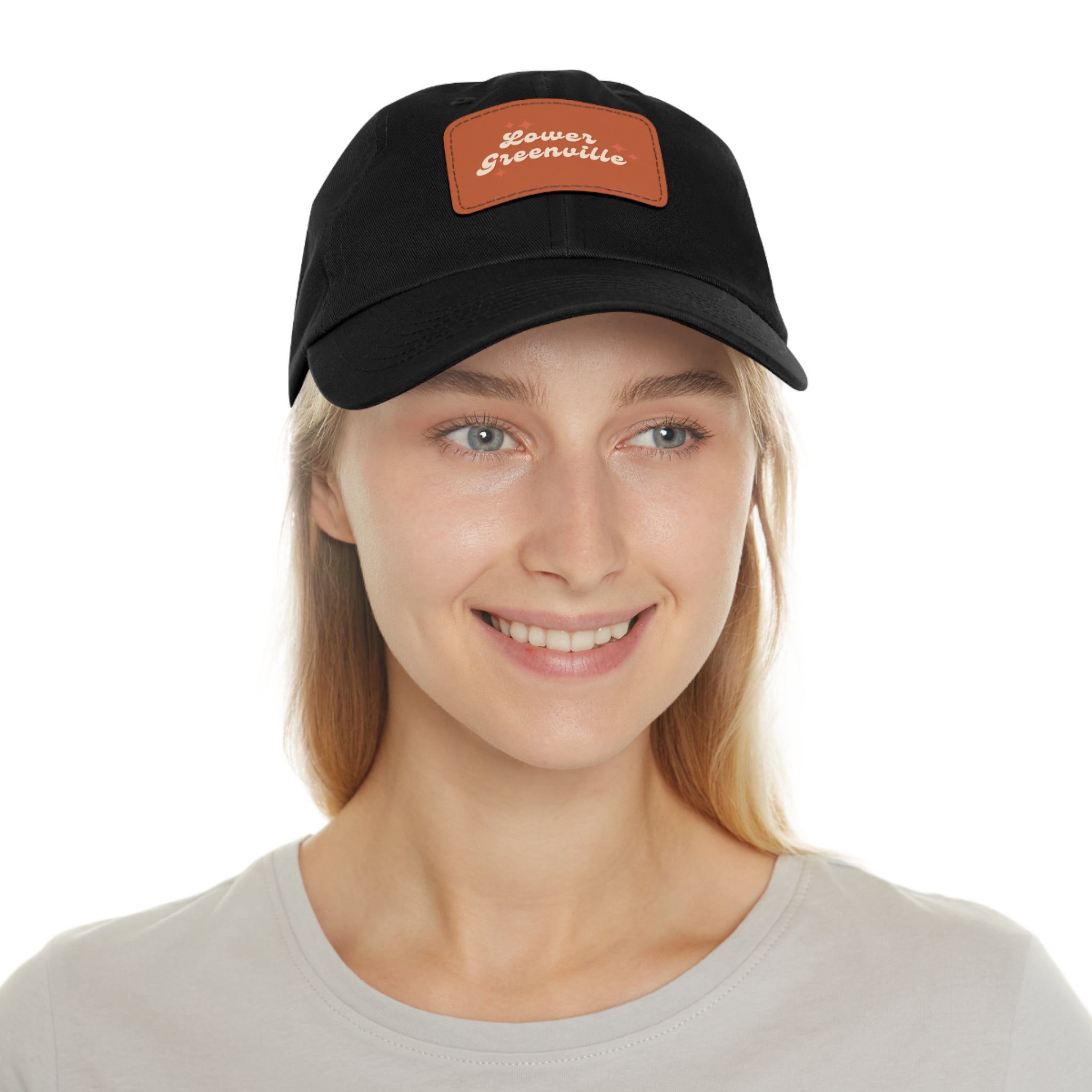 Lower Greenville Sparkle Hat with Leather Patch