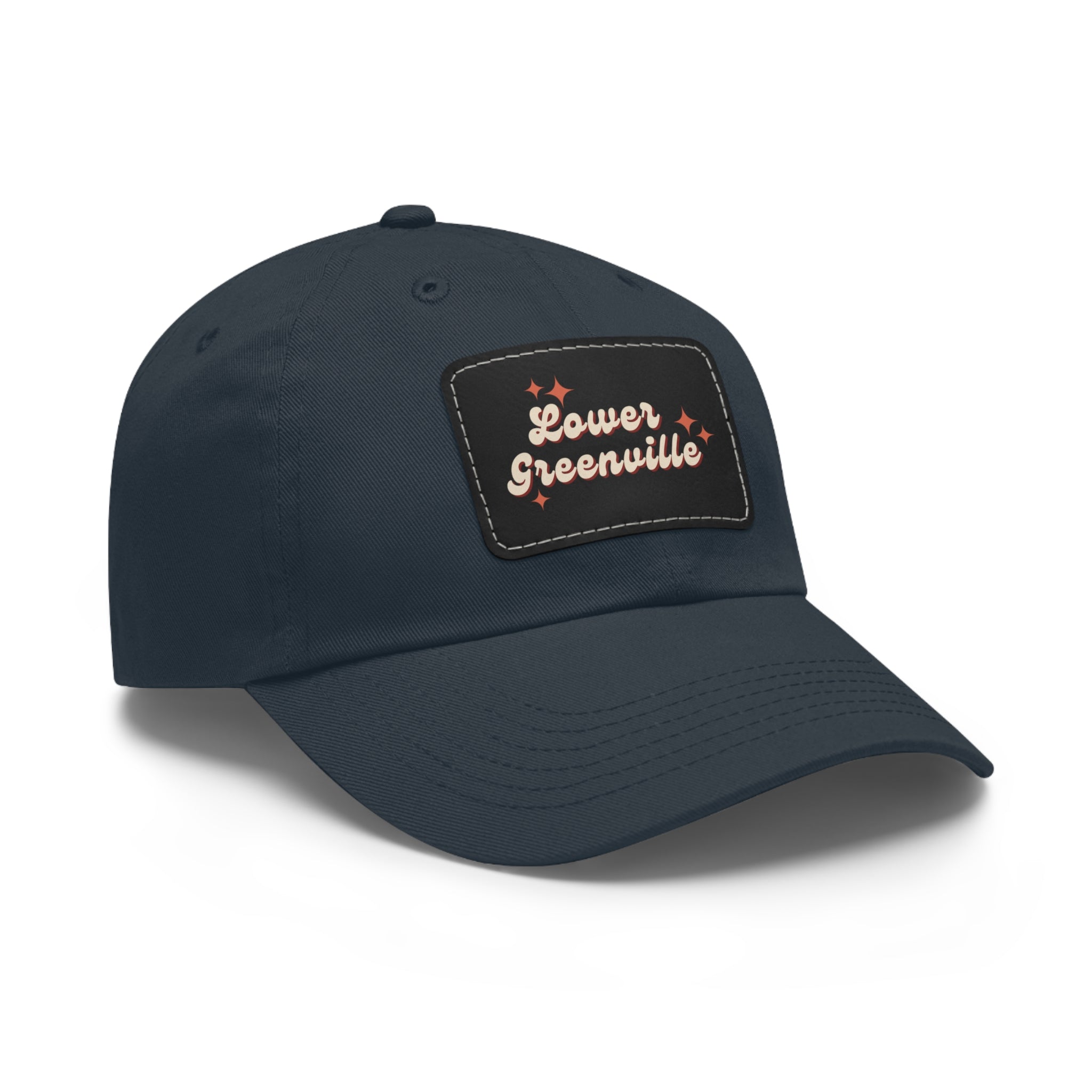 Lower Greenville Sparkle Hat with Leather Patch