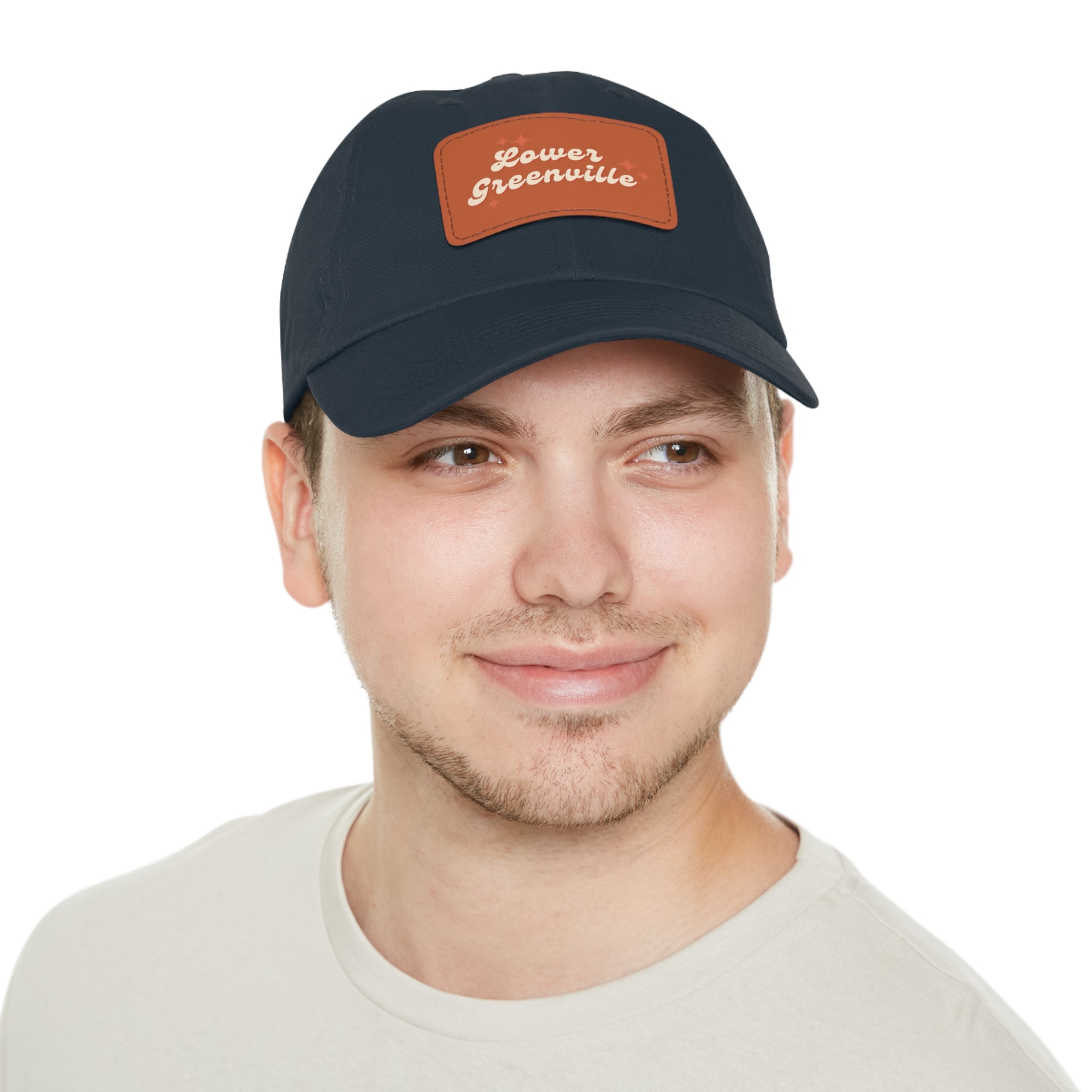 Lower Greenville Sparkle Hat with Leather Patch