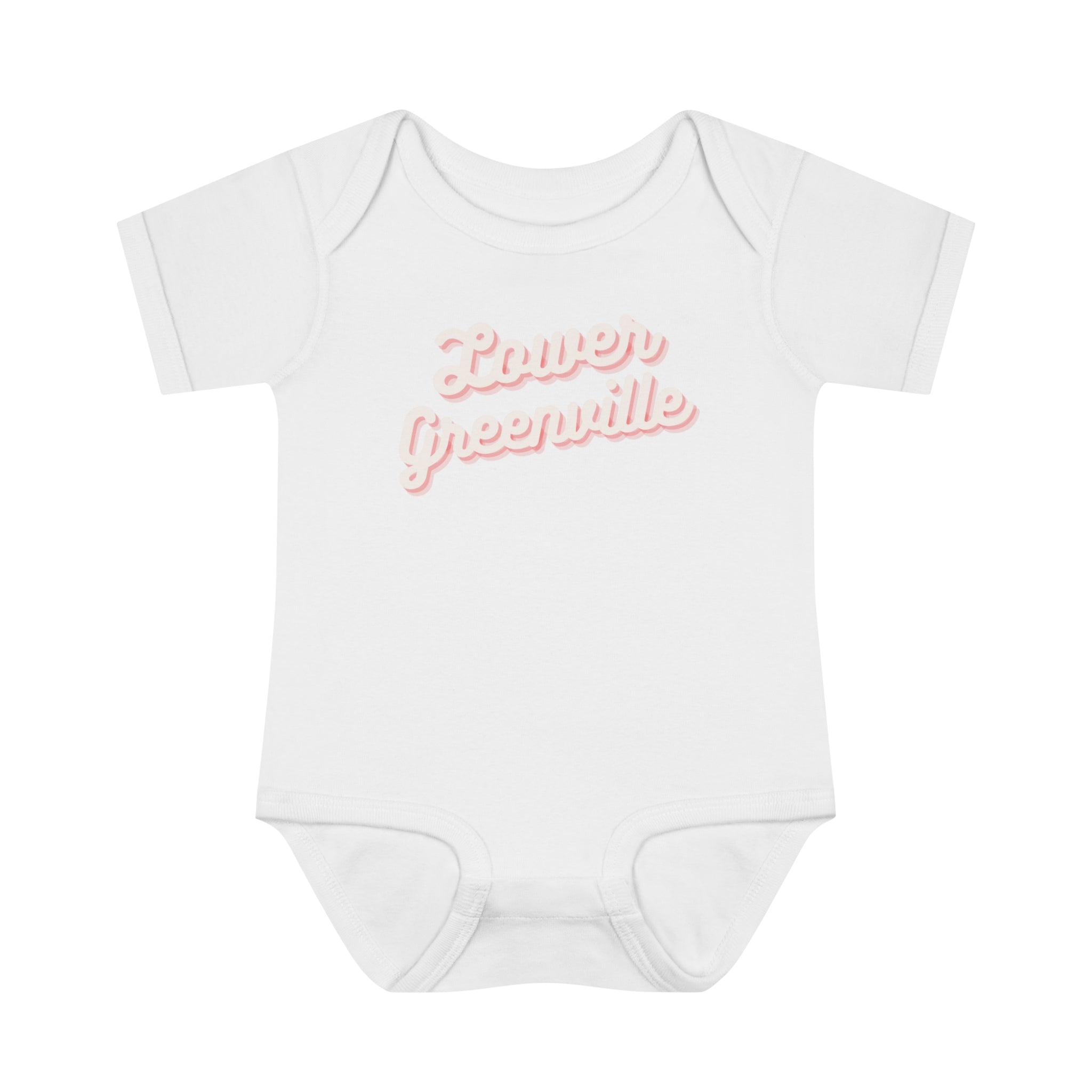 Cursive Lower Greenville Infant Baby Onesie - Friends of Lower Greenville