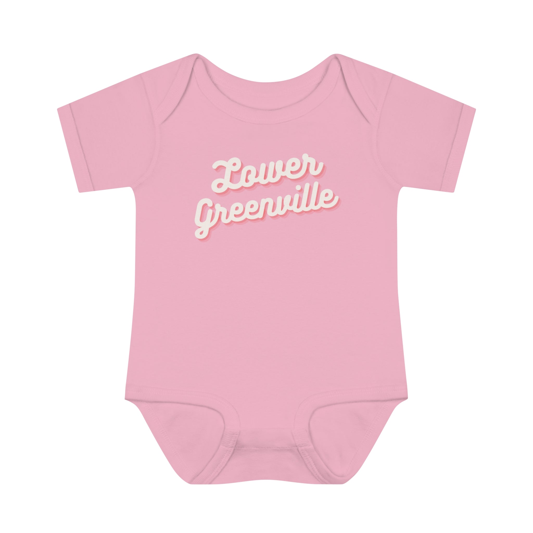 Cursive Lower Greenville Infant Baby Onesie - Friends of Lower Greenville