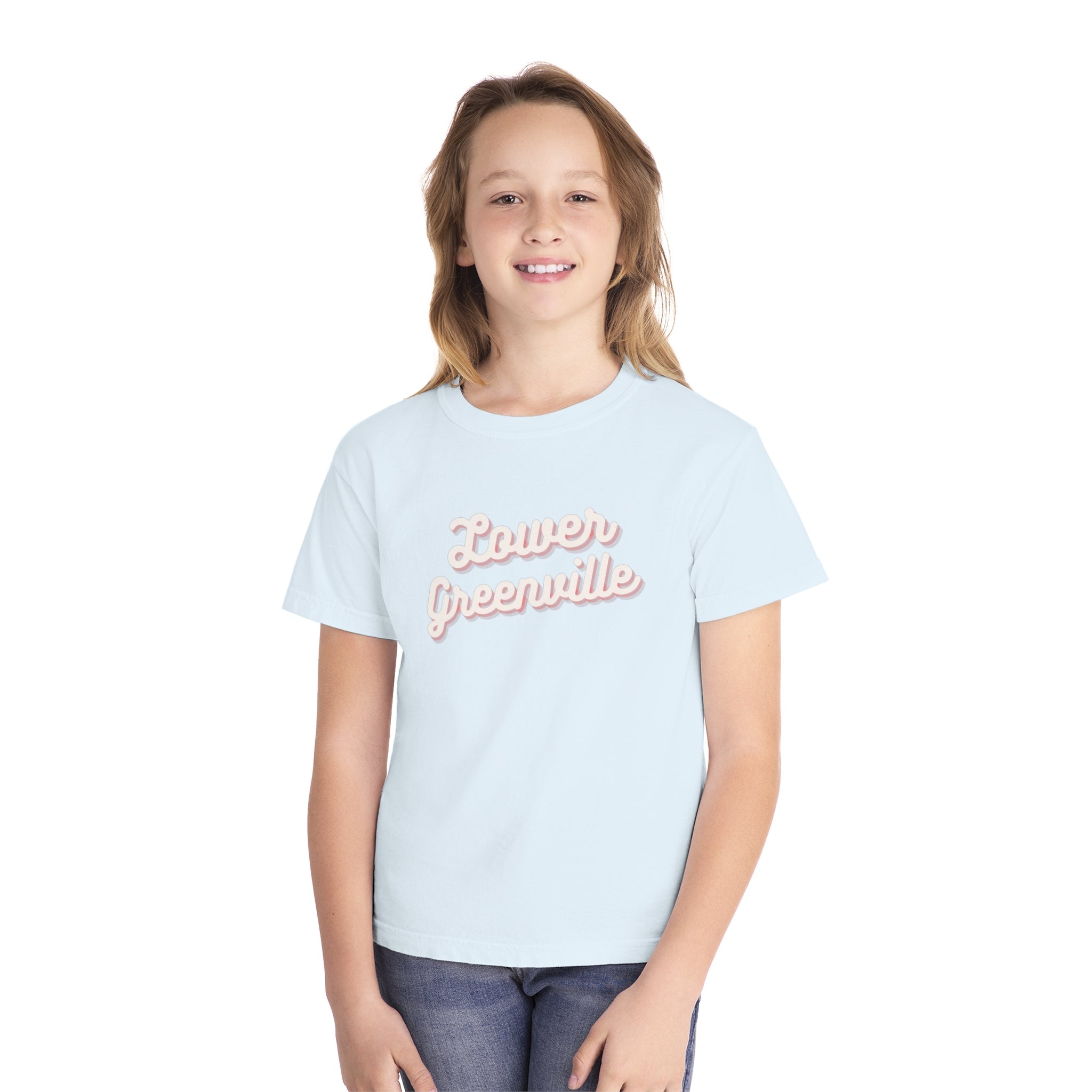 Cursive Lower Greenville Youth T-shirt - Friends of Lower Greenville