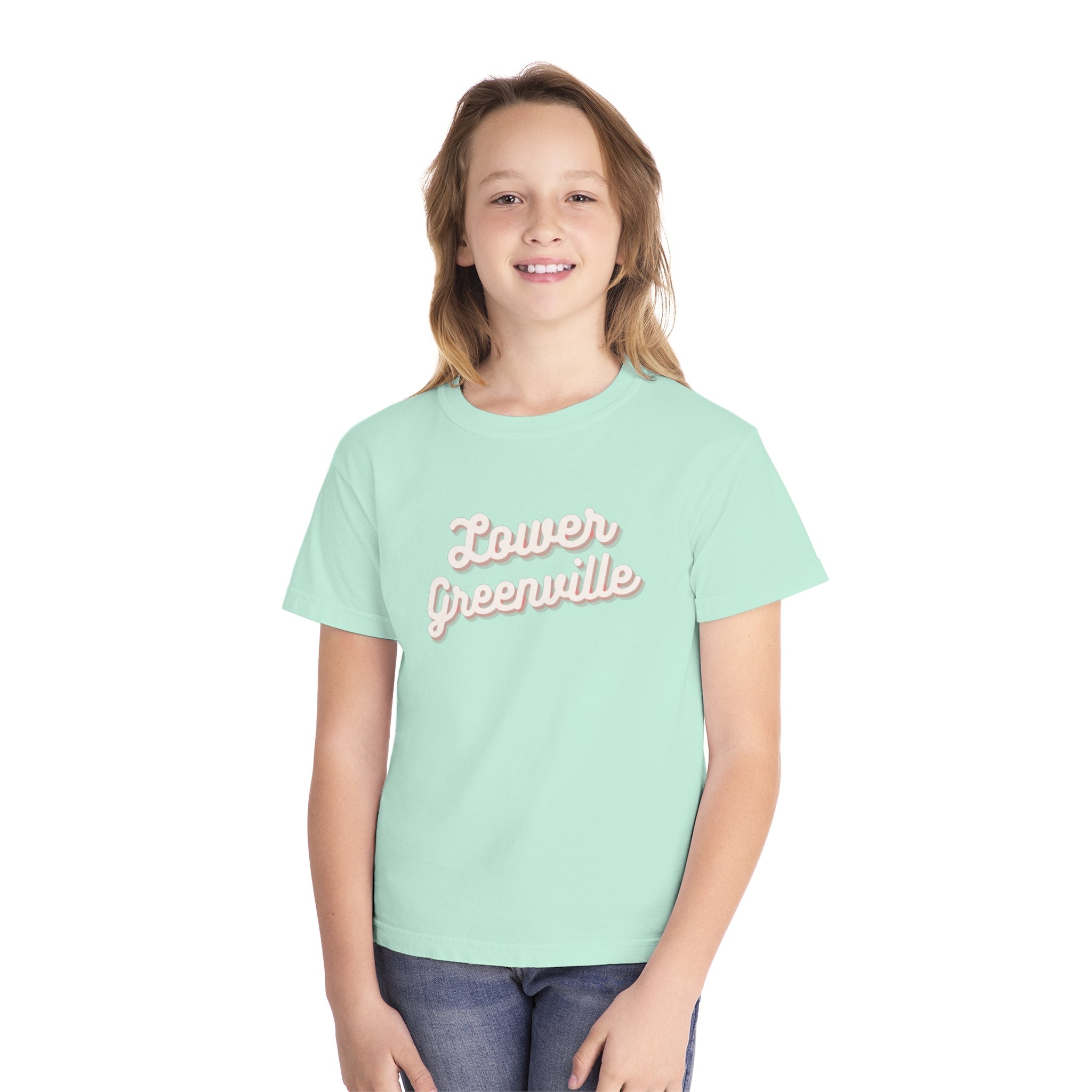 Cursive Lower Greenville Youth T-shirt - Friends of Lower Greenville