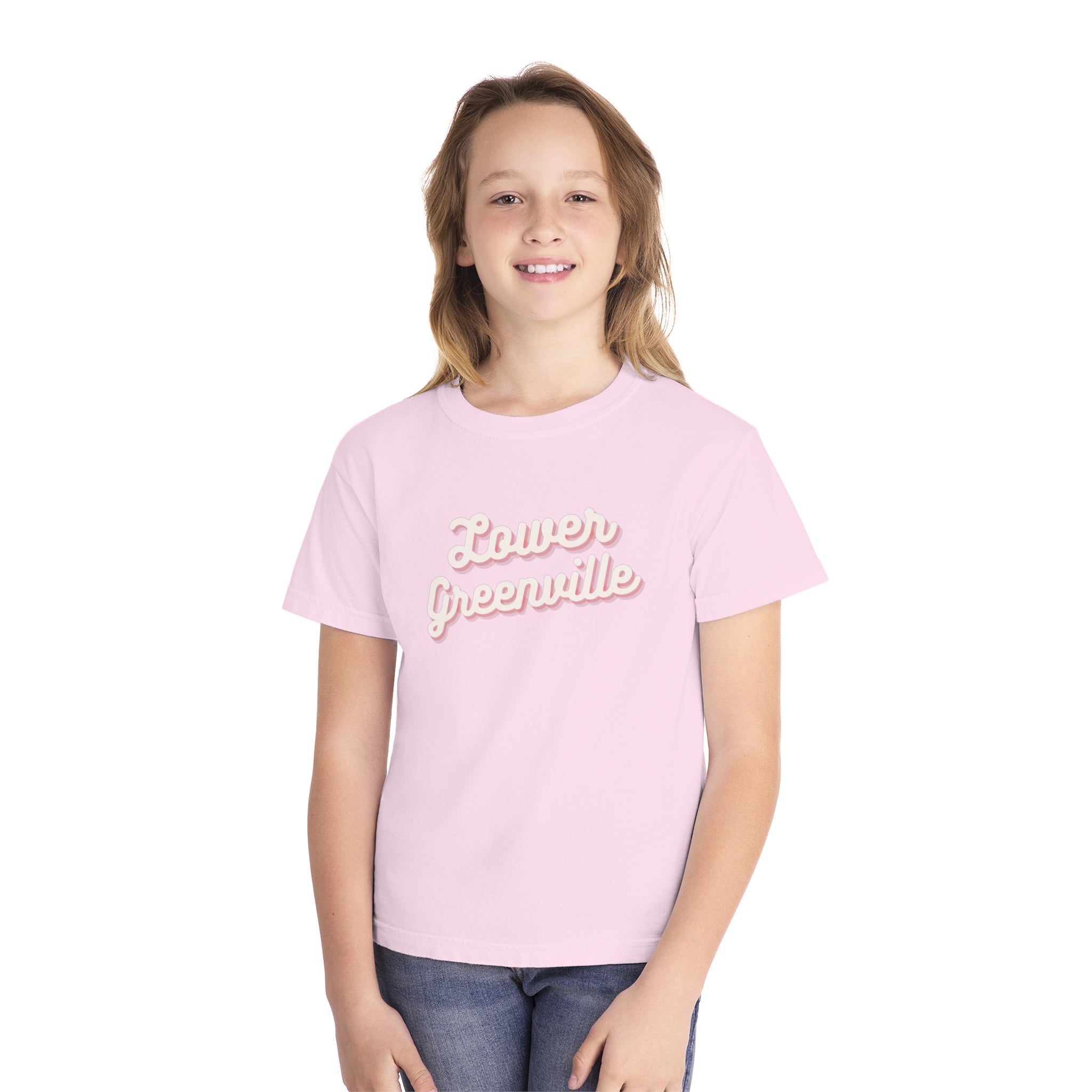 Cursive Lower Greenville Youth T-shirt - Friends of Lower Greenville