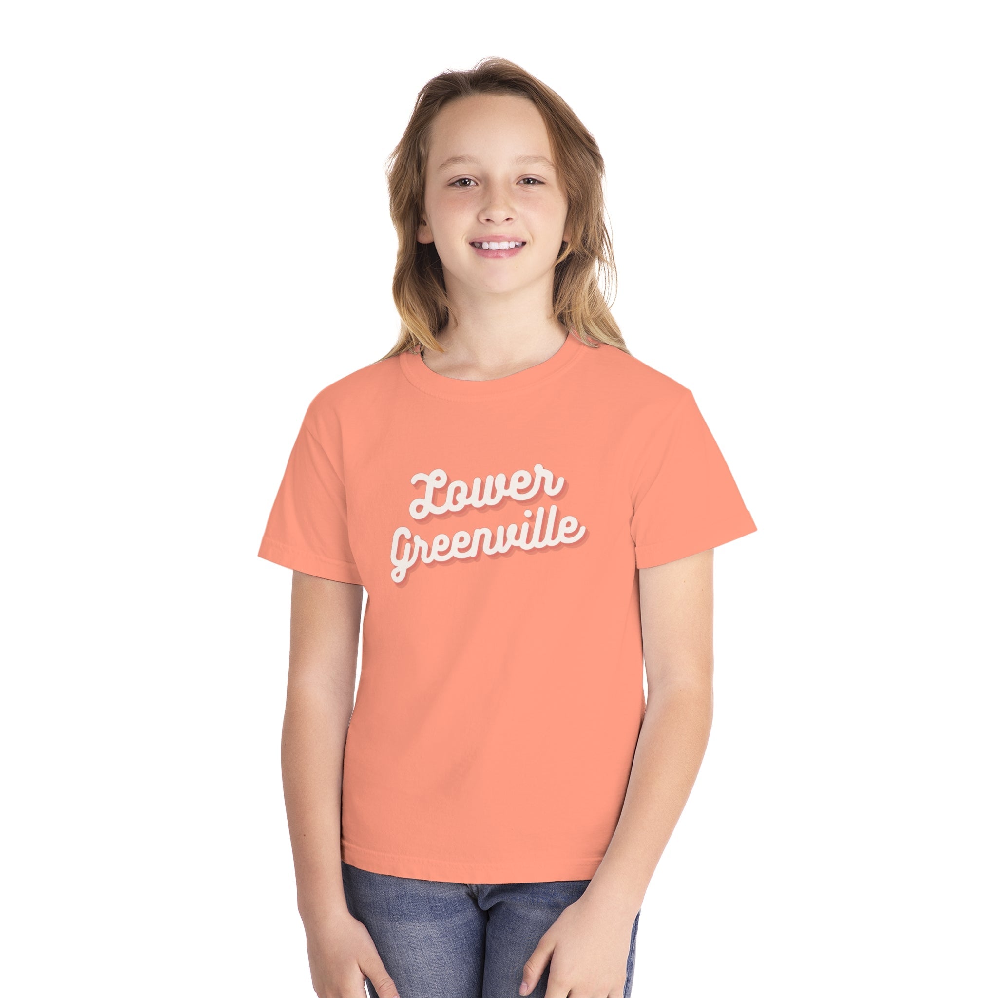 Cursive Lower Greenville Youth T-shirt - Friends of Lower Greenville