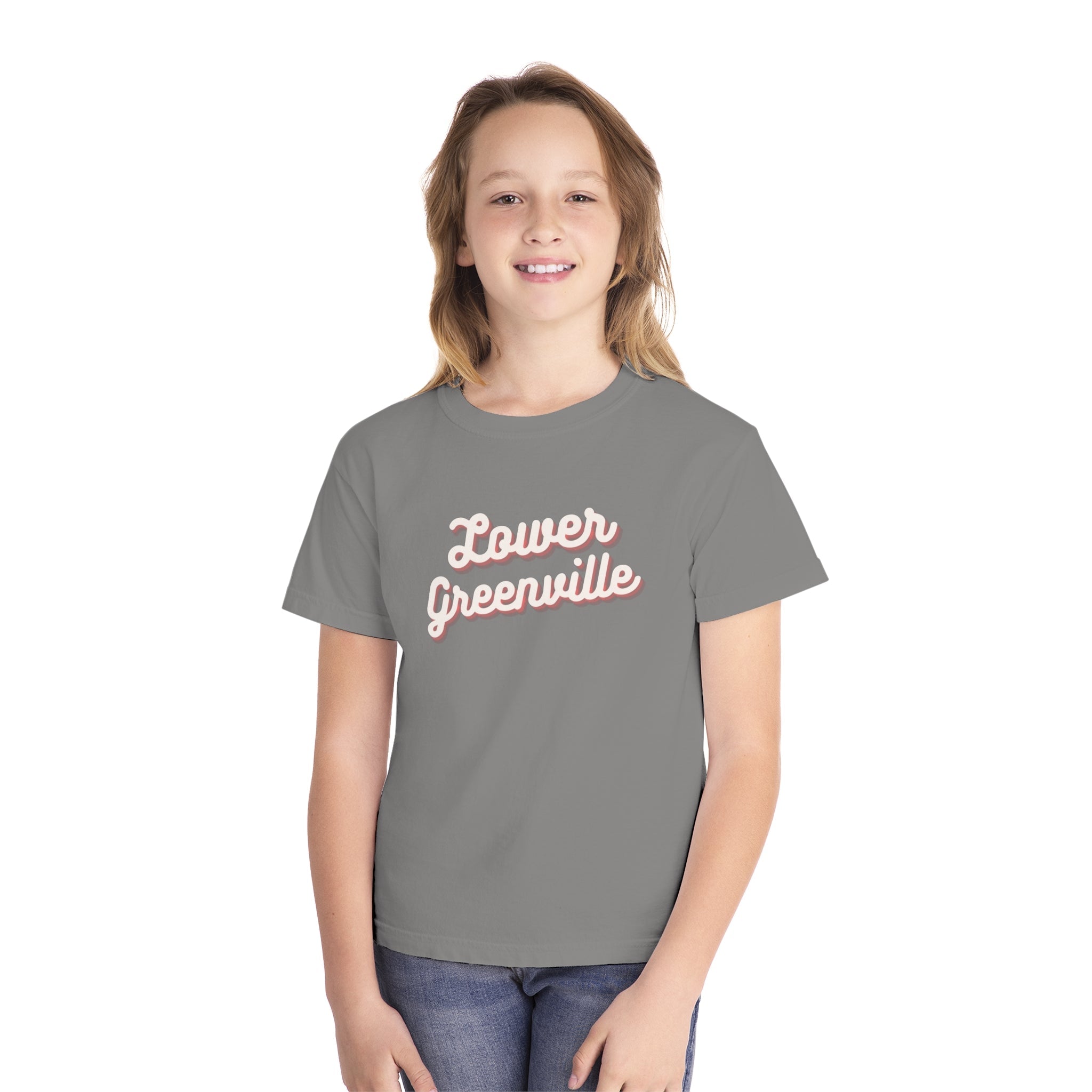 Cursive Lower Greenville Youth T-shirt - Friends of Lower Greenville
