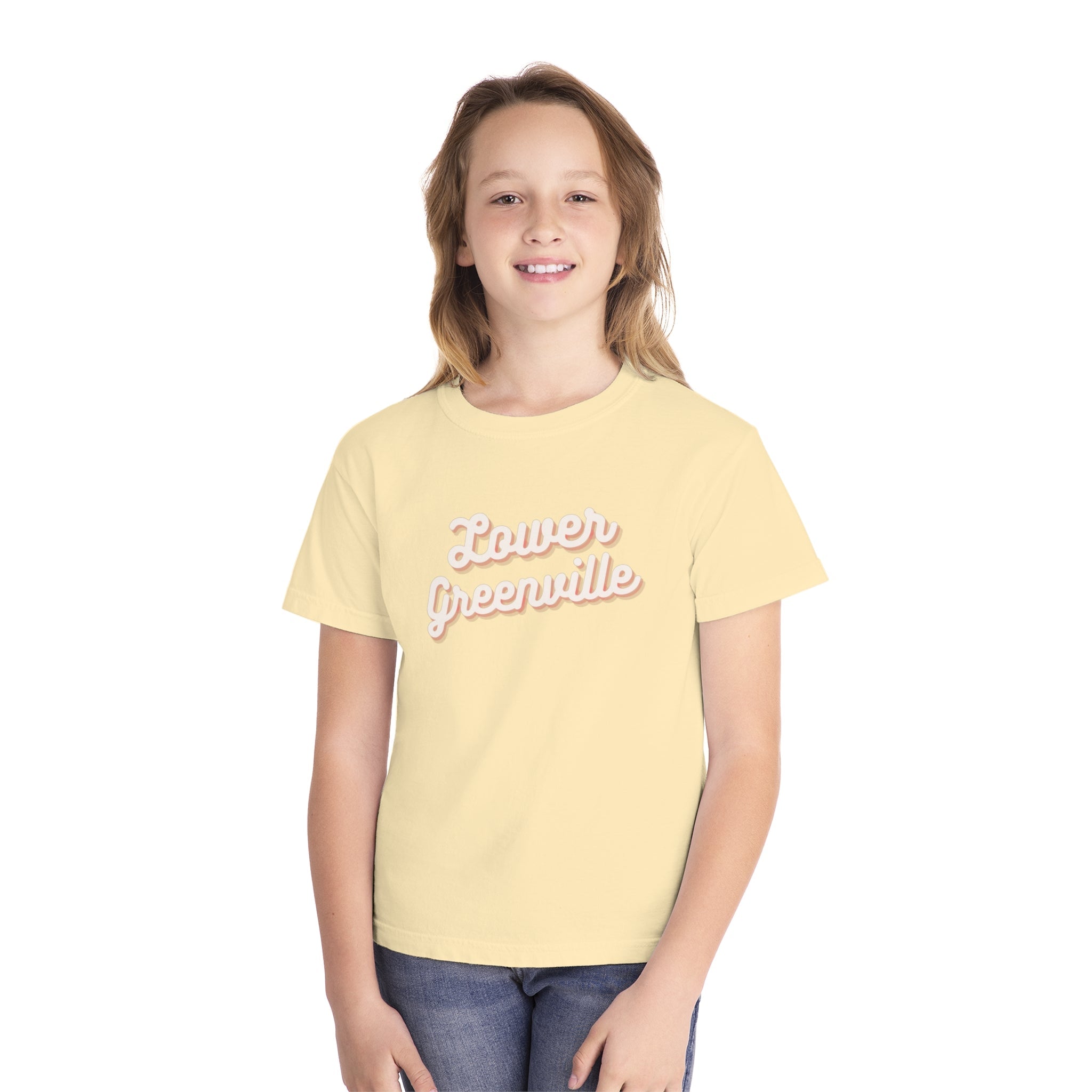 Cursive Lower Greenville Youth T-shirt - Friends of Lower Greenville