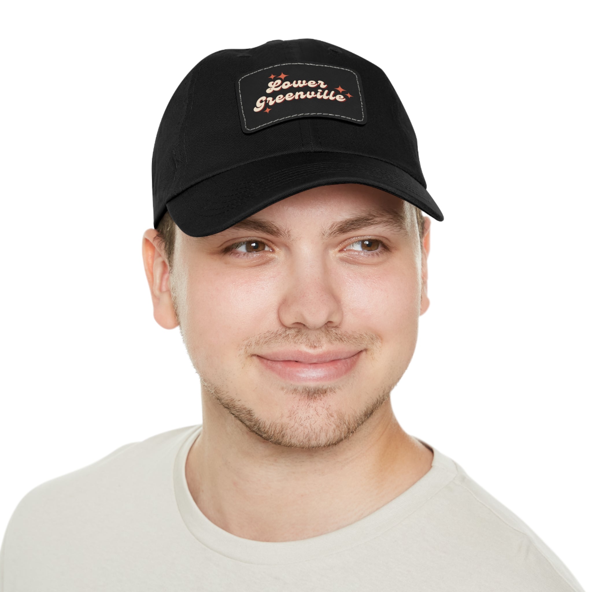 Lower Greenville Sparkle Hat with Leather Patch