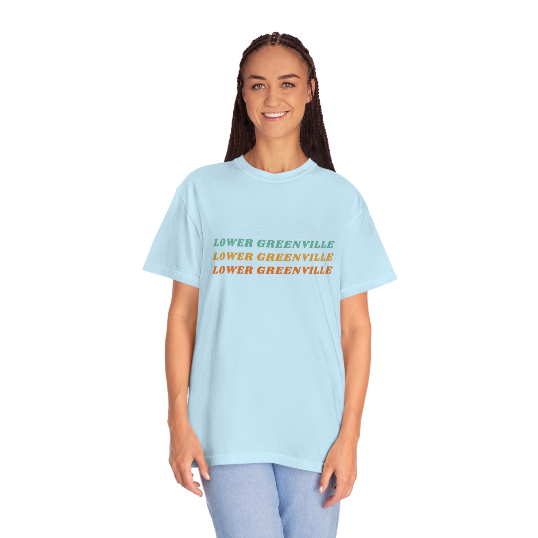 Lower Greenville Retro Typography T-shirt - Friends of Lower Greenville