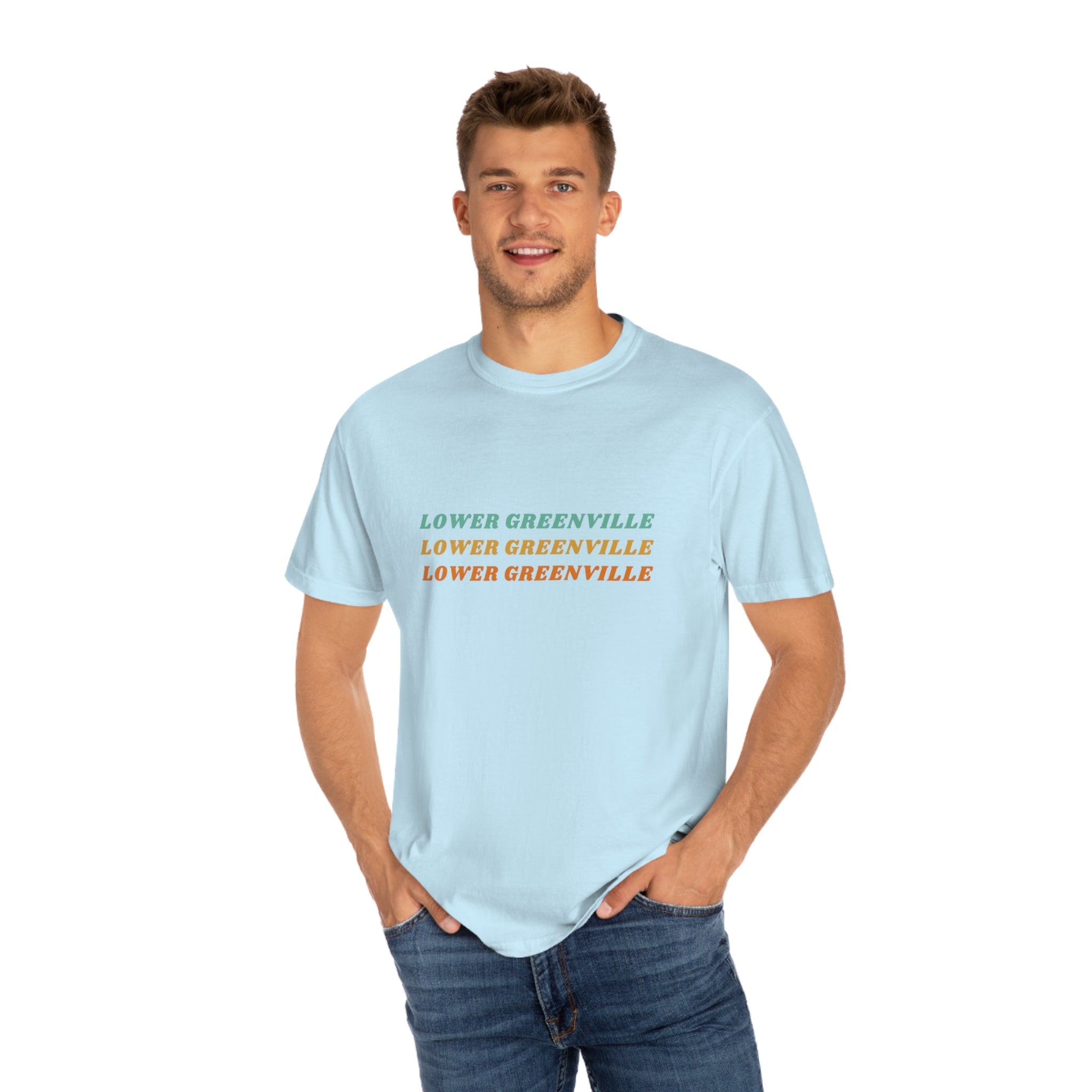 Lower Greenville Retro Typography T-shirt - Friends of Lower Greenville