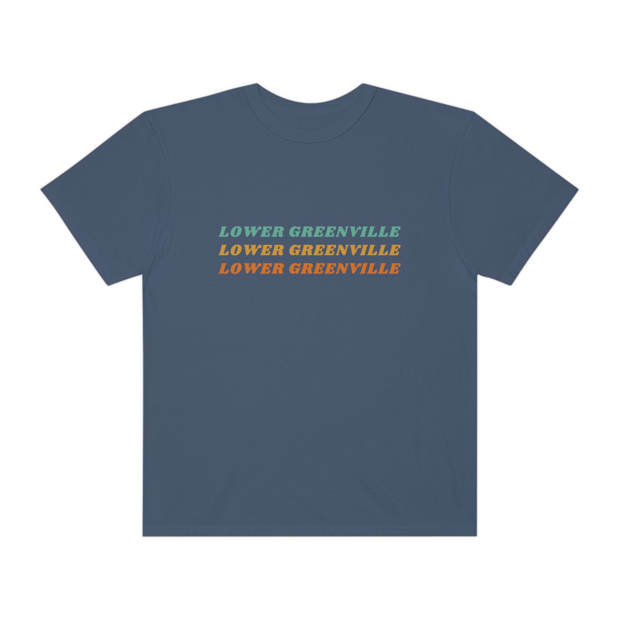 Lower Greenville Retro Typography T-shirt - Friends of Lower Greenville