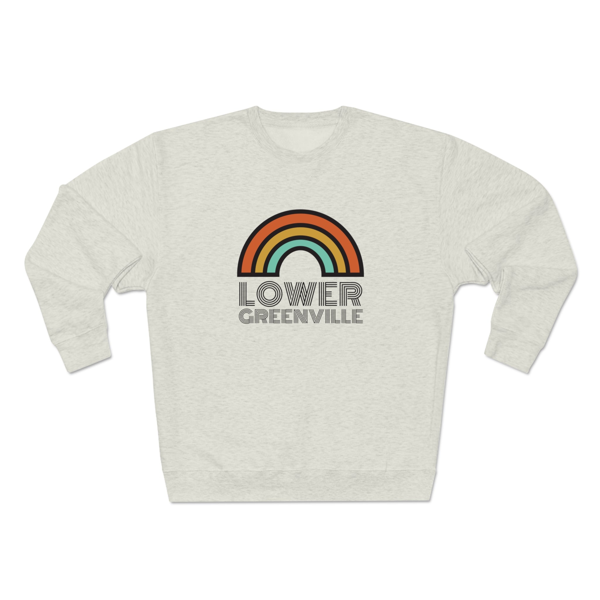 Rainbow Lower Greenville Crewneck Sweatshirt - Friends of Lower Greenville