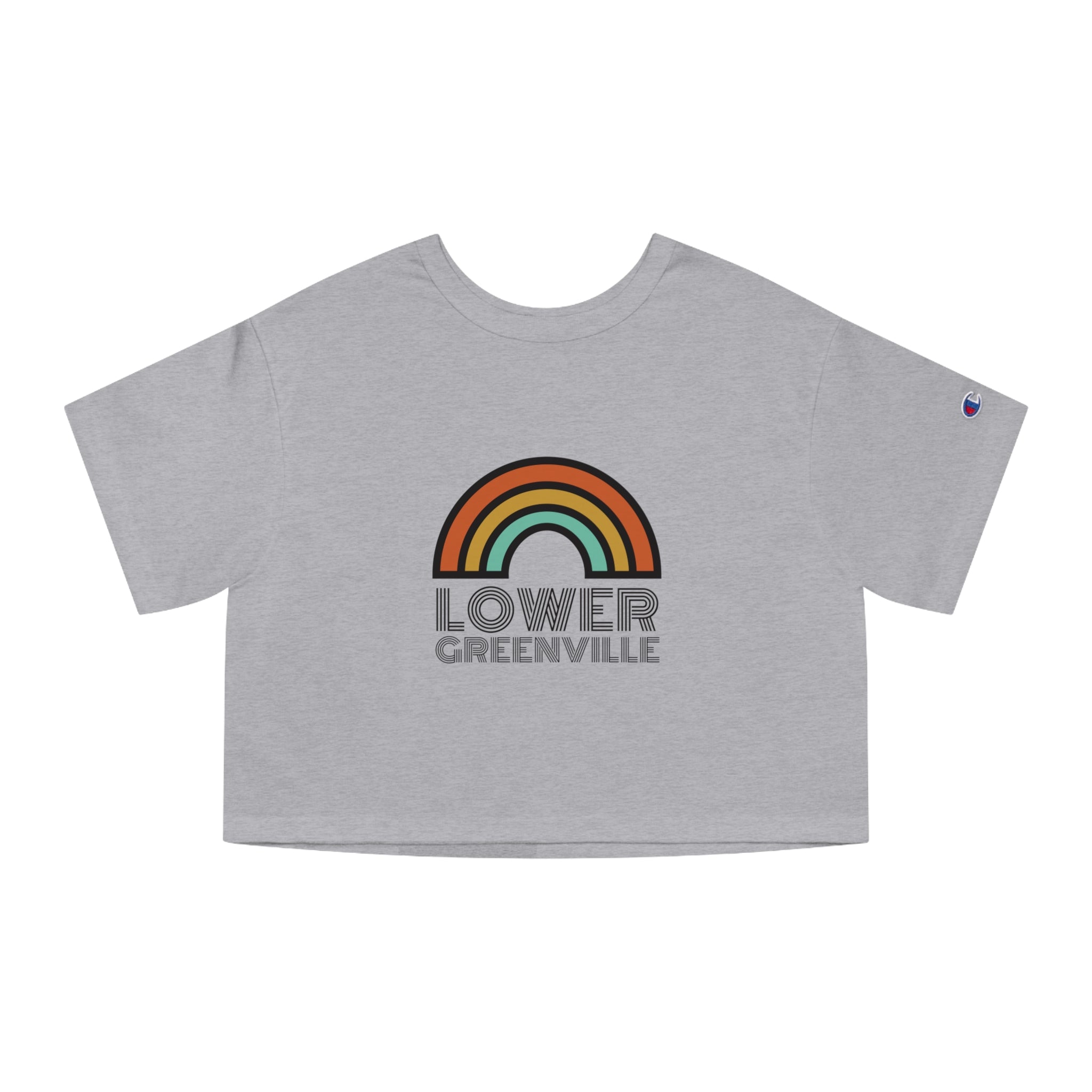 Rainbow Lower Greenville Cropped T-Shirt - Friends of Lower Greenville