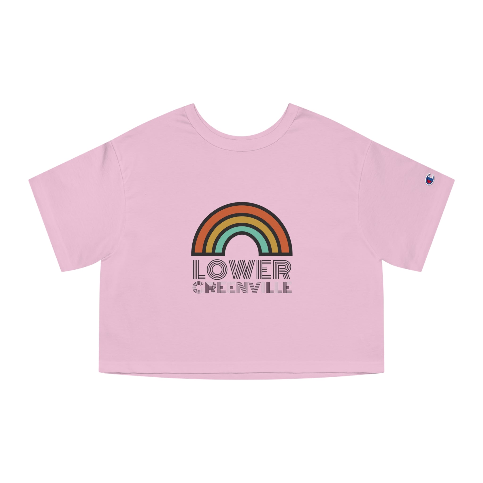 Rainbow Lower Greenville Cropped T-Shirt - Friends of Lower Greenville