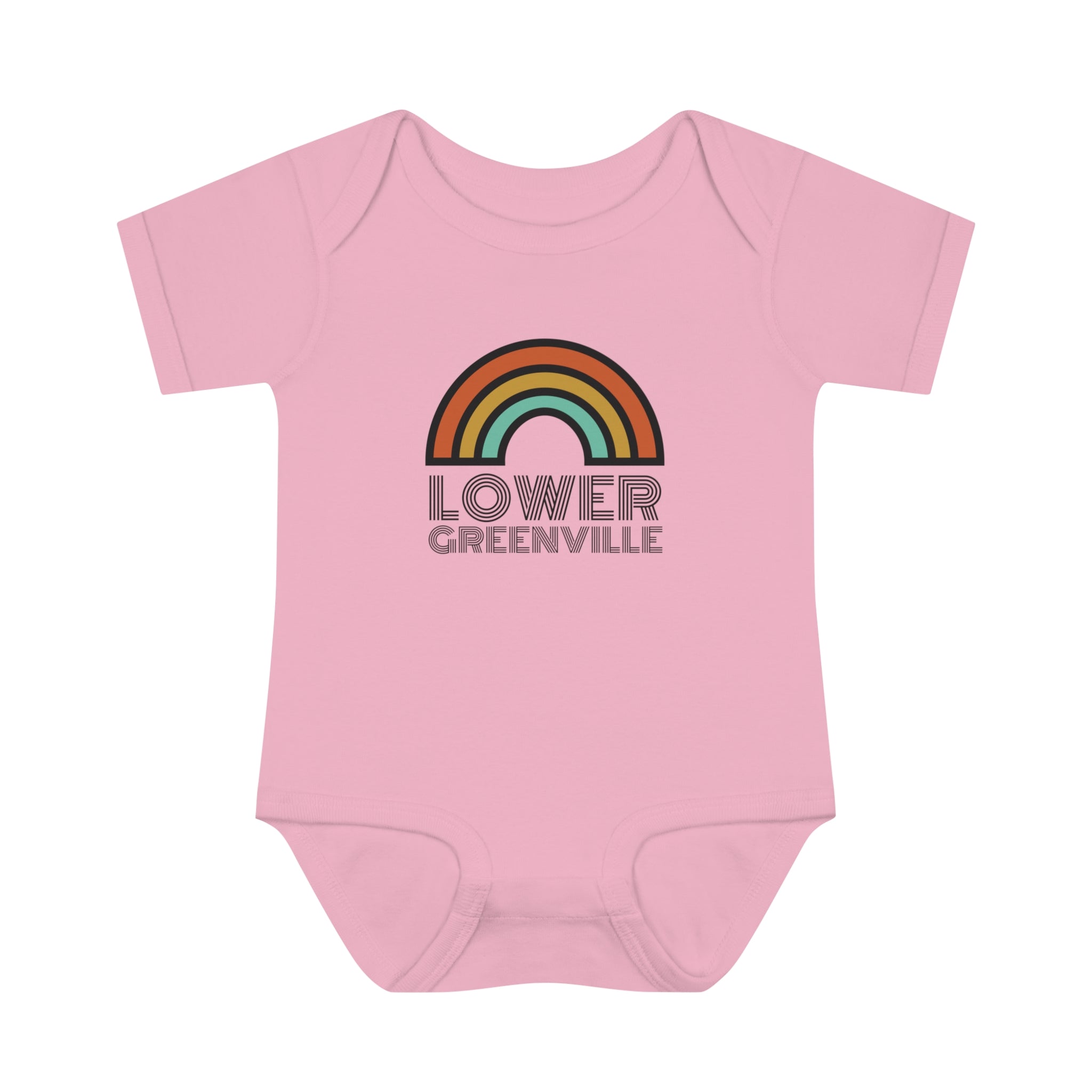 Rainbow Lower Greenville Infant Baby Onesie - Friends of Lower Greenville