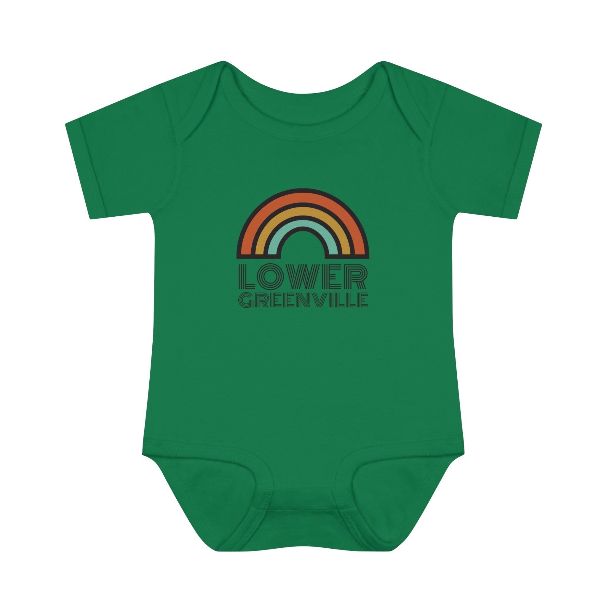 Rainbow Lower Greenville Infant Baby Onesie - Friends of Lower Greenville