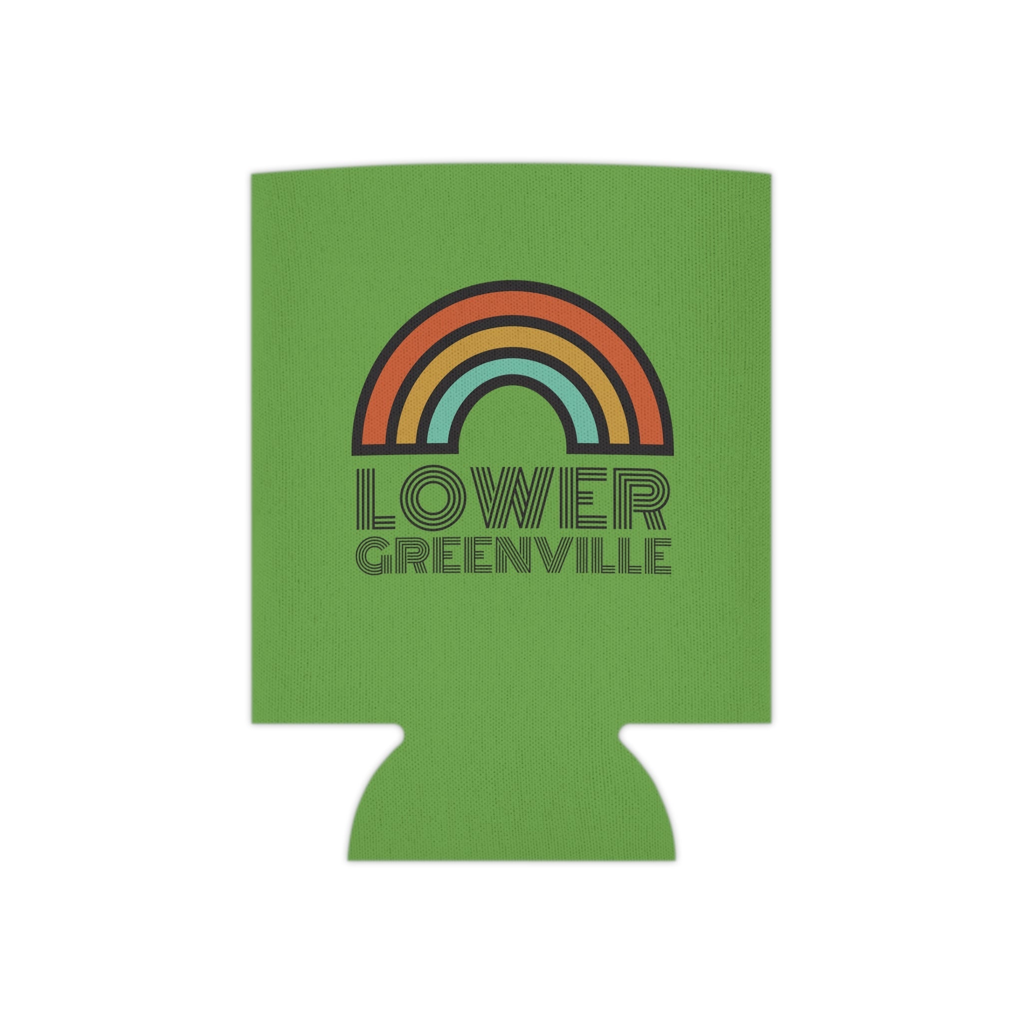 Rainbow Lower Greenville Slim and Regular Can Cooler - Friends of Lower Greenville