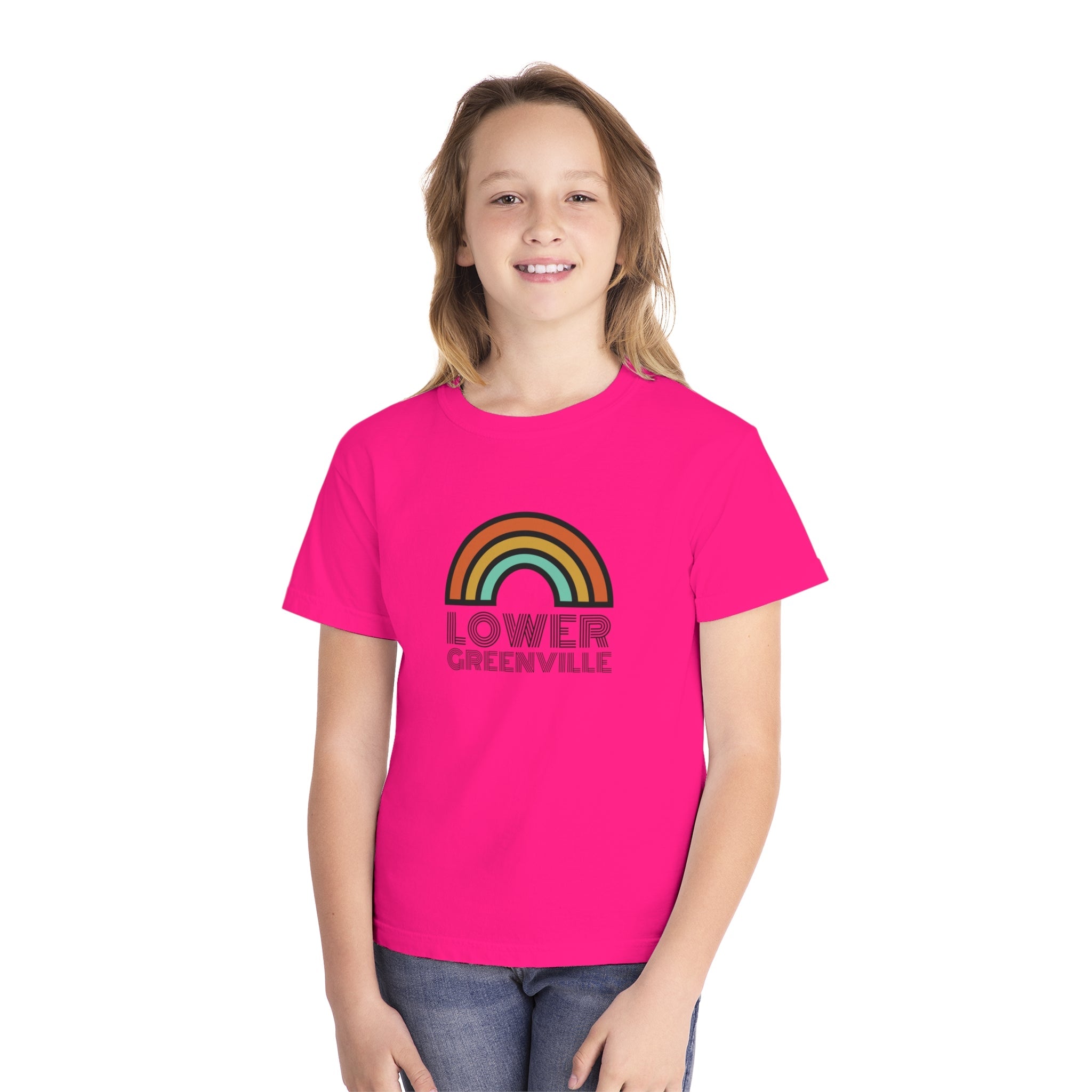 Rainbow Lower Greenville Youth T-shirt - Friends of Lower Greenville