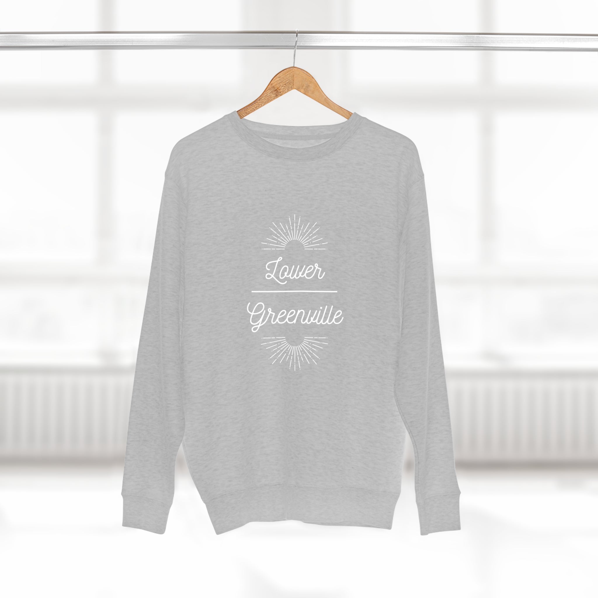 Art Deco Lower Greenville Crewneck Sweatshirt - Friends of Lower Greenville