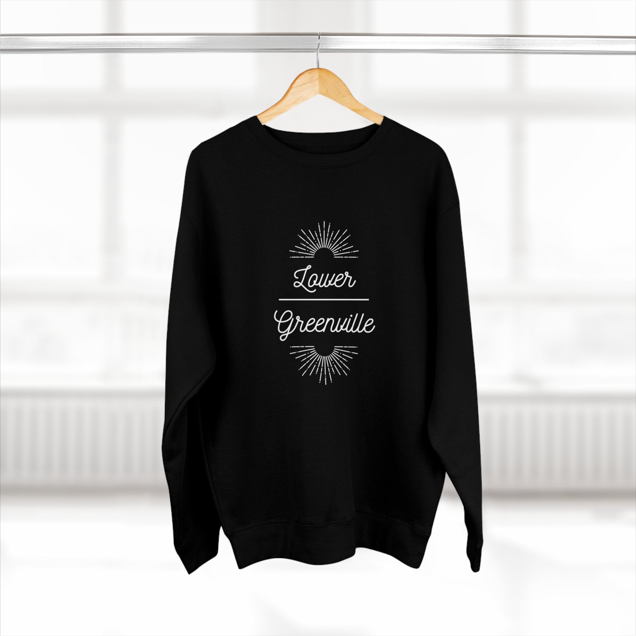 Art Deco Lower Greenville Crewneck Sweatshirt - Friends of Lower Greenville