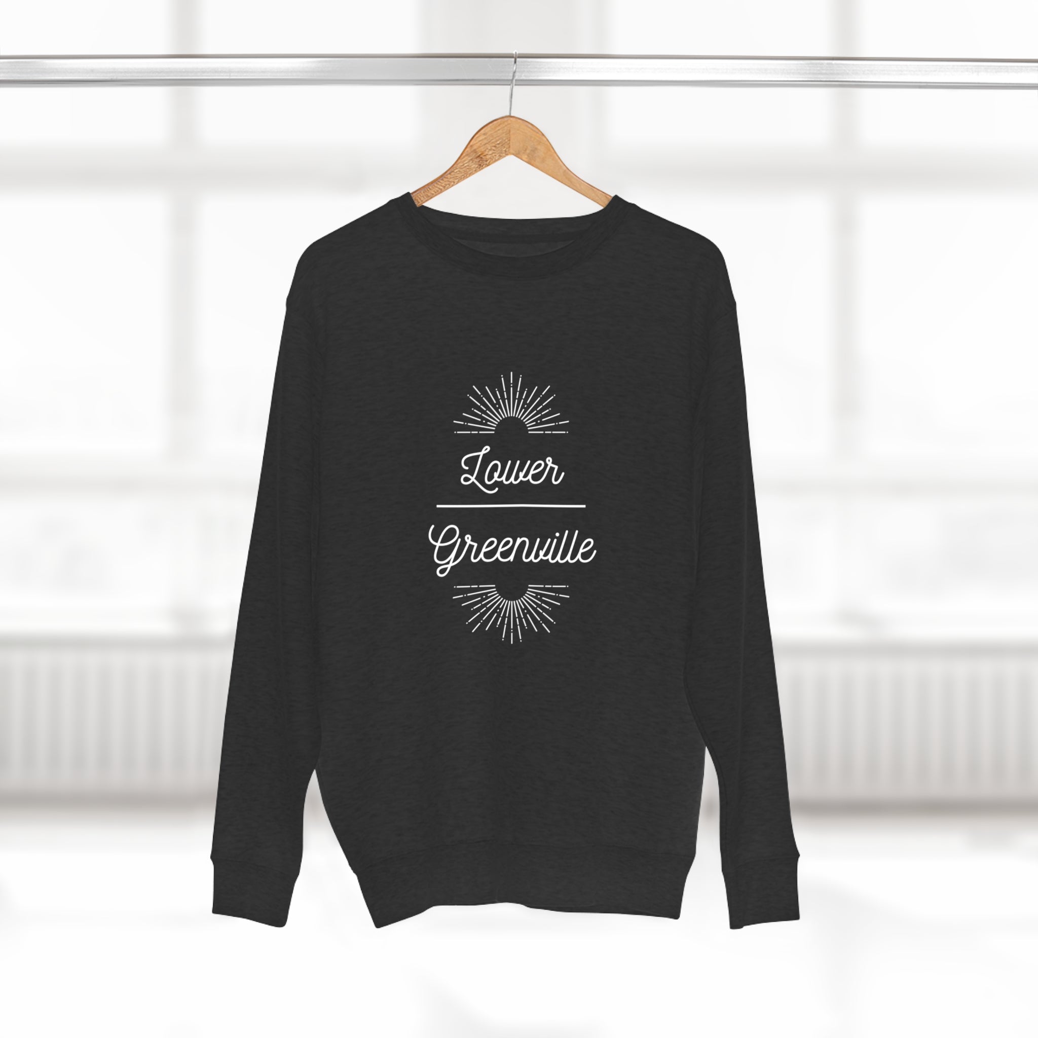 Art Deco Lower Greenville Crewneck Sweatshirt - Friends of Lower Greenville