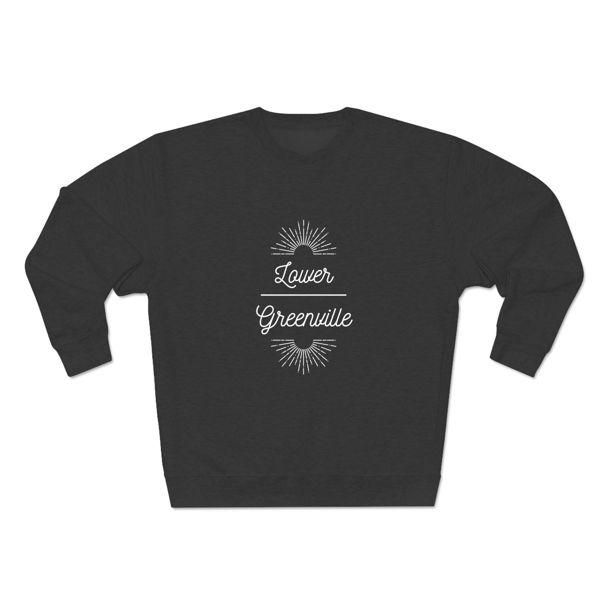 Art Deco Lower Greenville Crewneck Sweatshirt - Friends of Lower Greenville