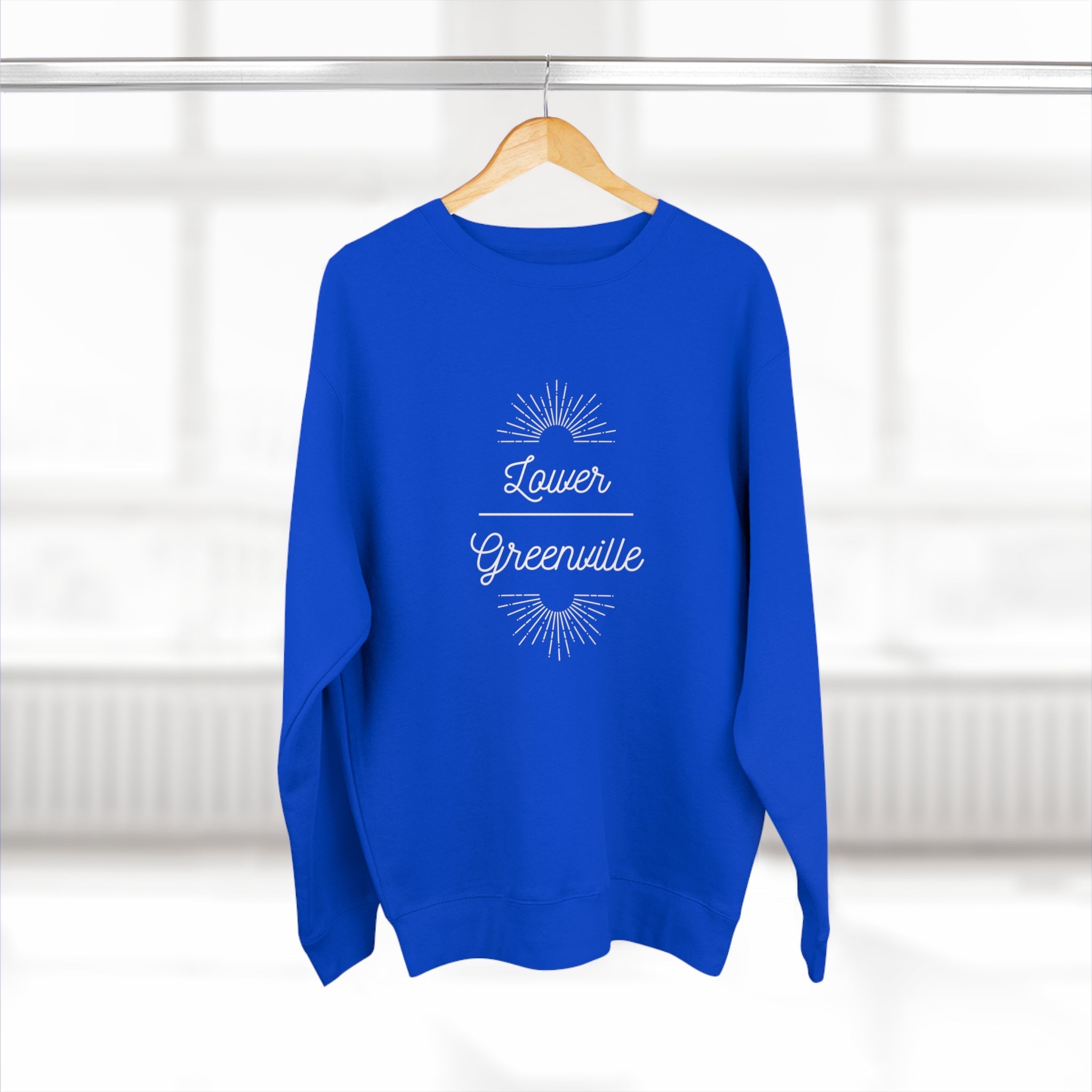 Art Deco Lower Greenville Crewneck Sweatshirt - Friends of Lower Greenville