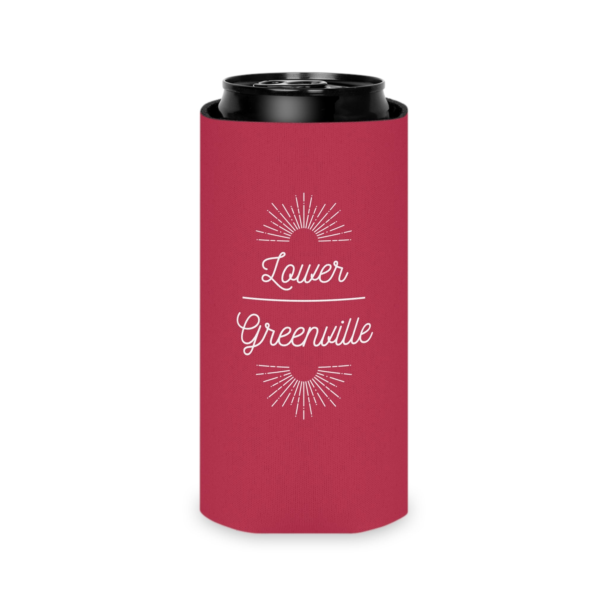 Art Deco Lower Greenville Slim and Regular Can Cooler - Friends of Lower Greenville