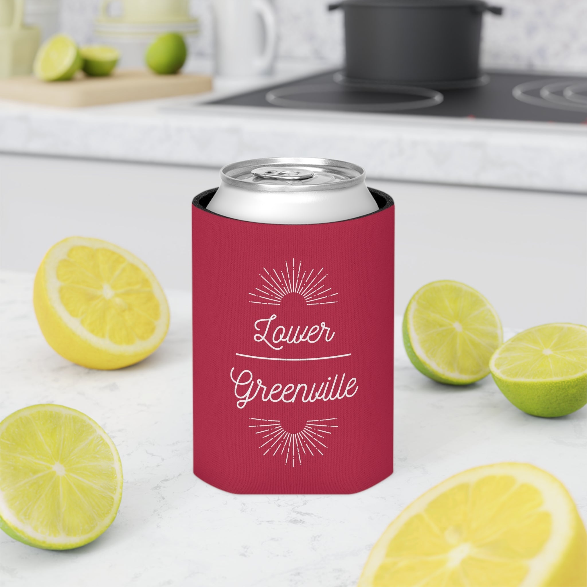 Art Deco Lower Greenville Slim and Regular Can Cooler - Friends of Lower Greenville