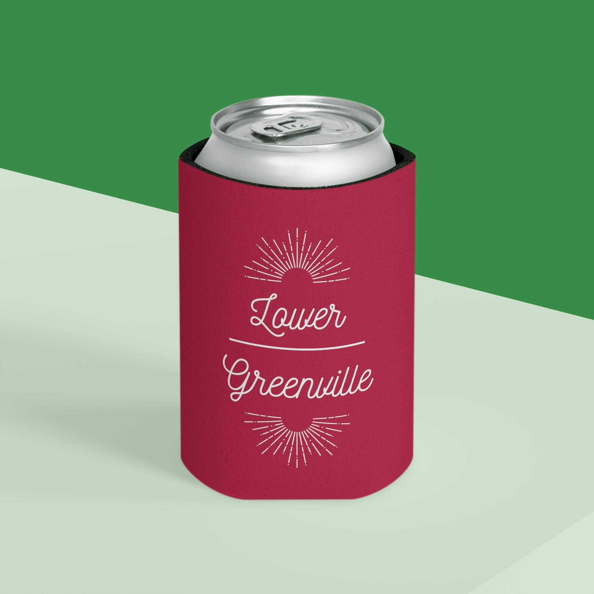 Art Deco Lower Greenville Slim and Regular Can Cooler - Friends of Lower Greenville