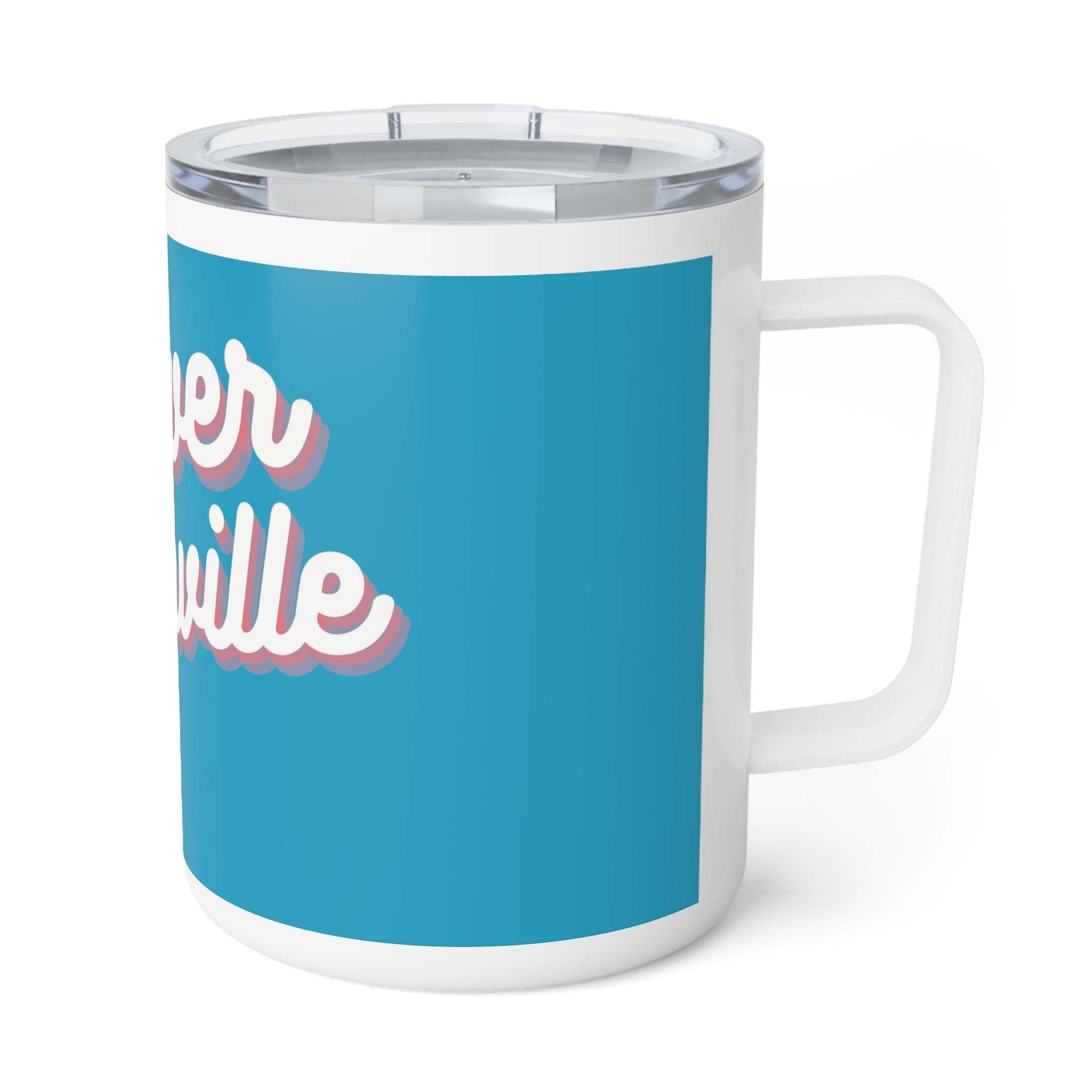 Cursive Lower Greenville Insulated Coffee Mug, 10oz - Friends of Lower Greenville