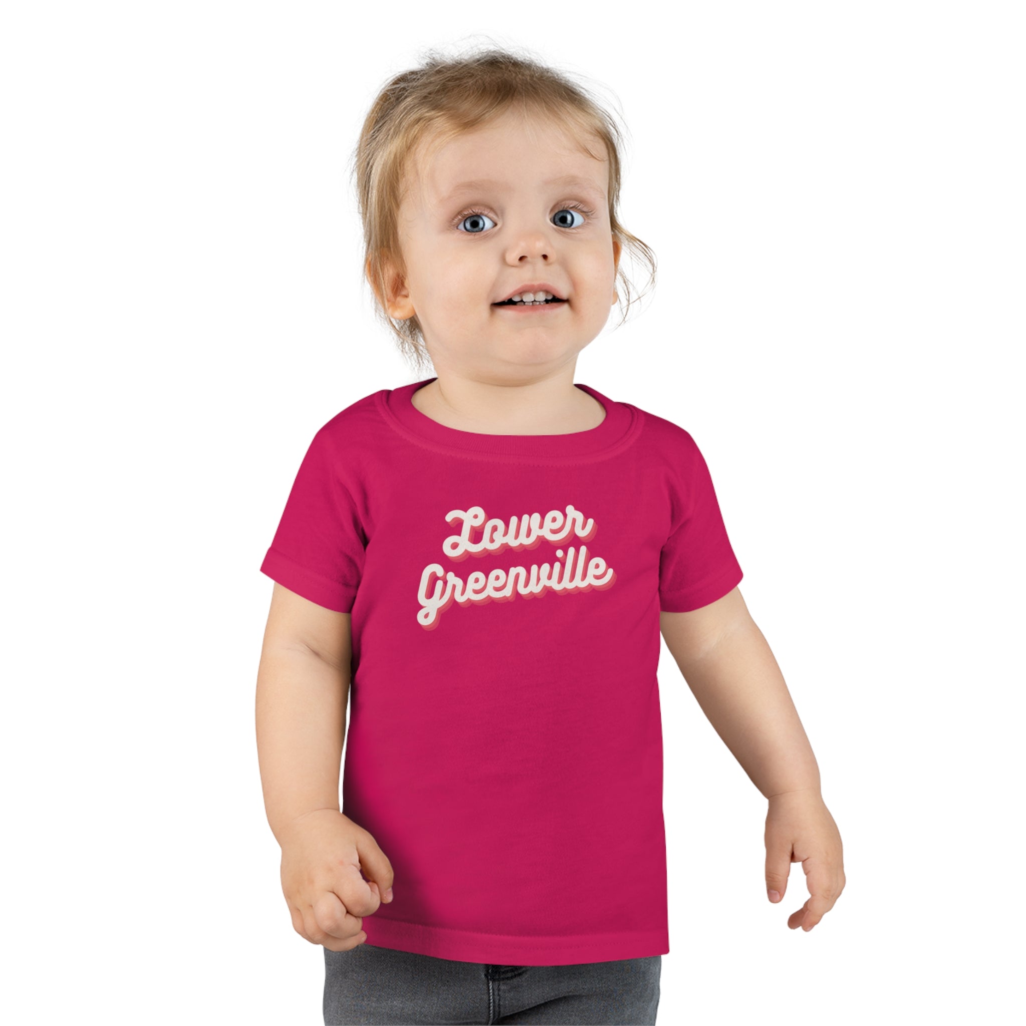 Cursive Lower Greenville Toddler T-shirt - Friends of Lower Greenville