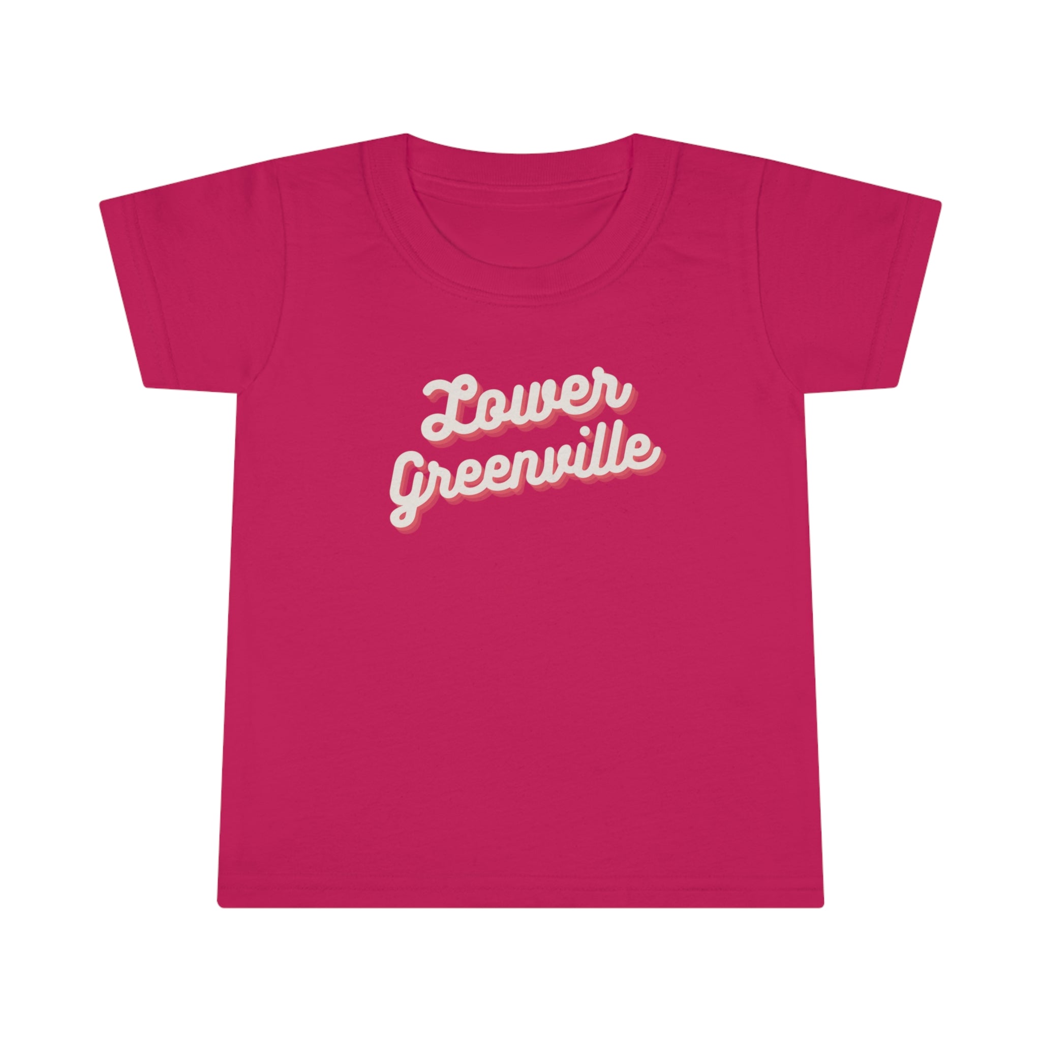 Cursive Lower Greenville Toddler T-shirt - Friends of Lower Greenville