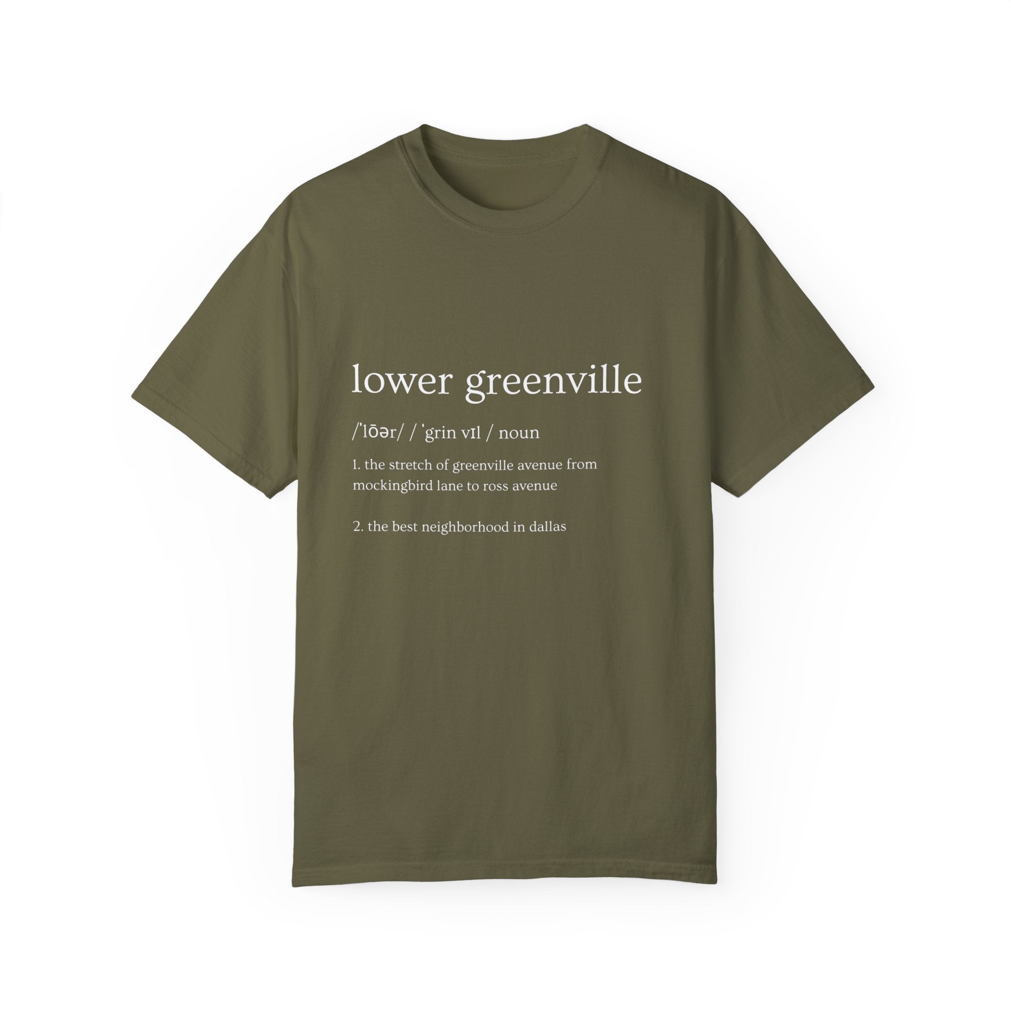 Lower Greenville Defined T-shirt - Friends of Lower Greenville