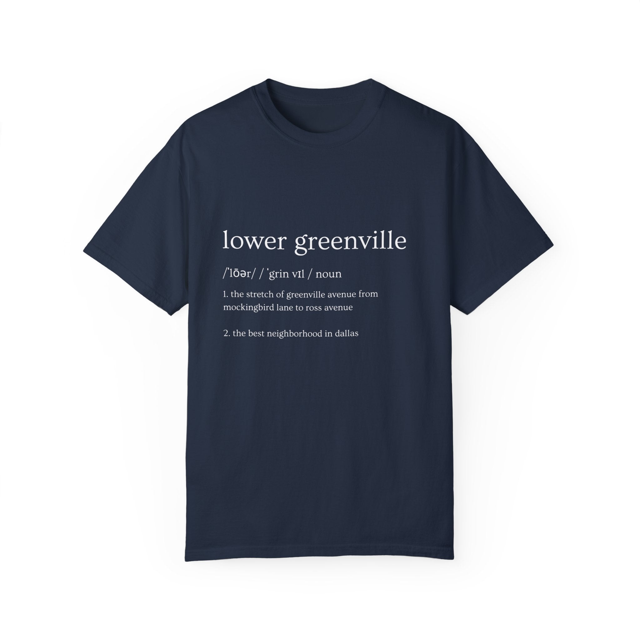 Lower Greenville Defined T-shirt - Friends of Lower Greenville