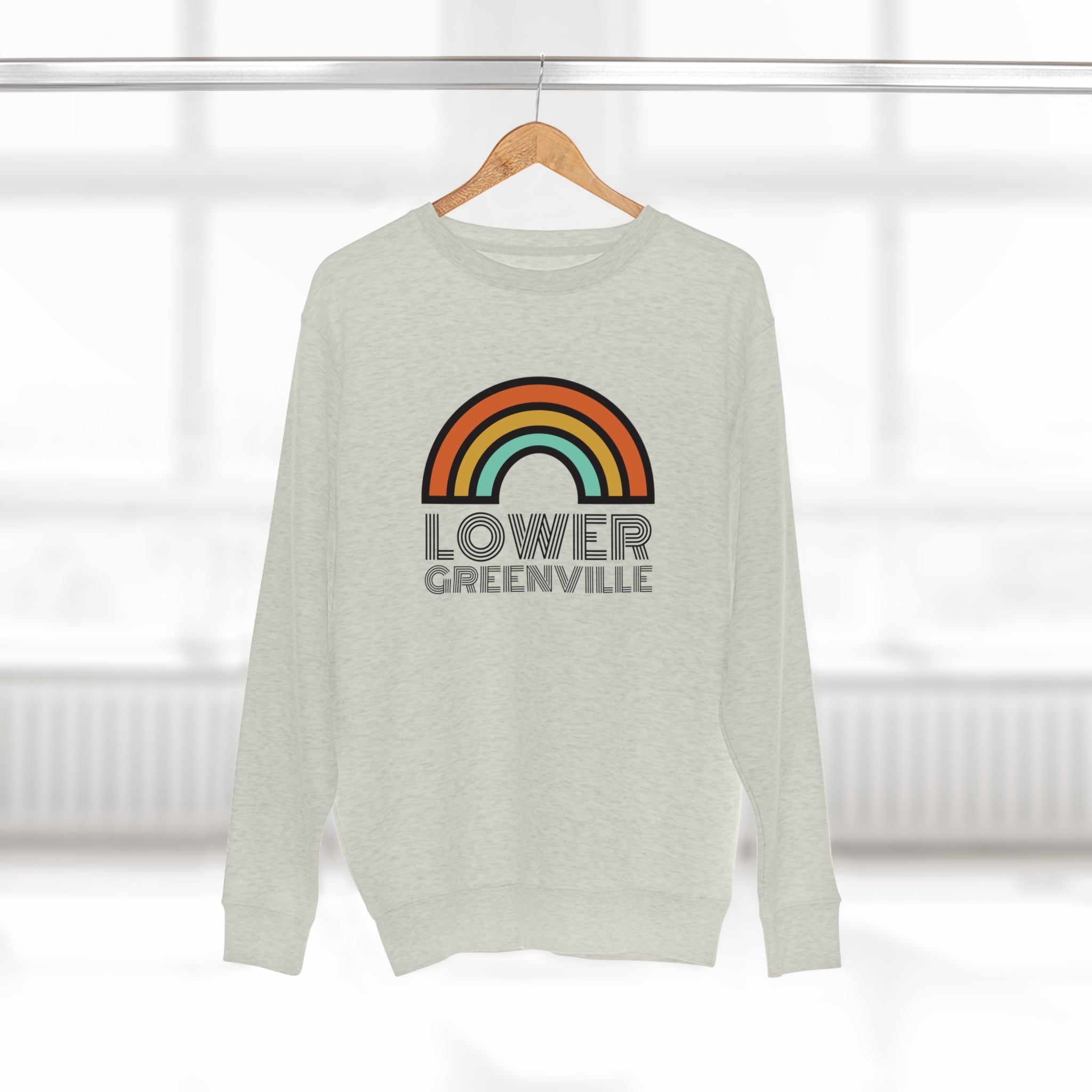 Rainbow Lower Greenville Crewneck Sweatshirt - Friends of Lower Greenville