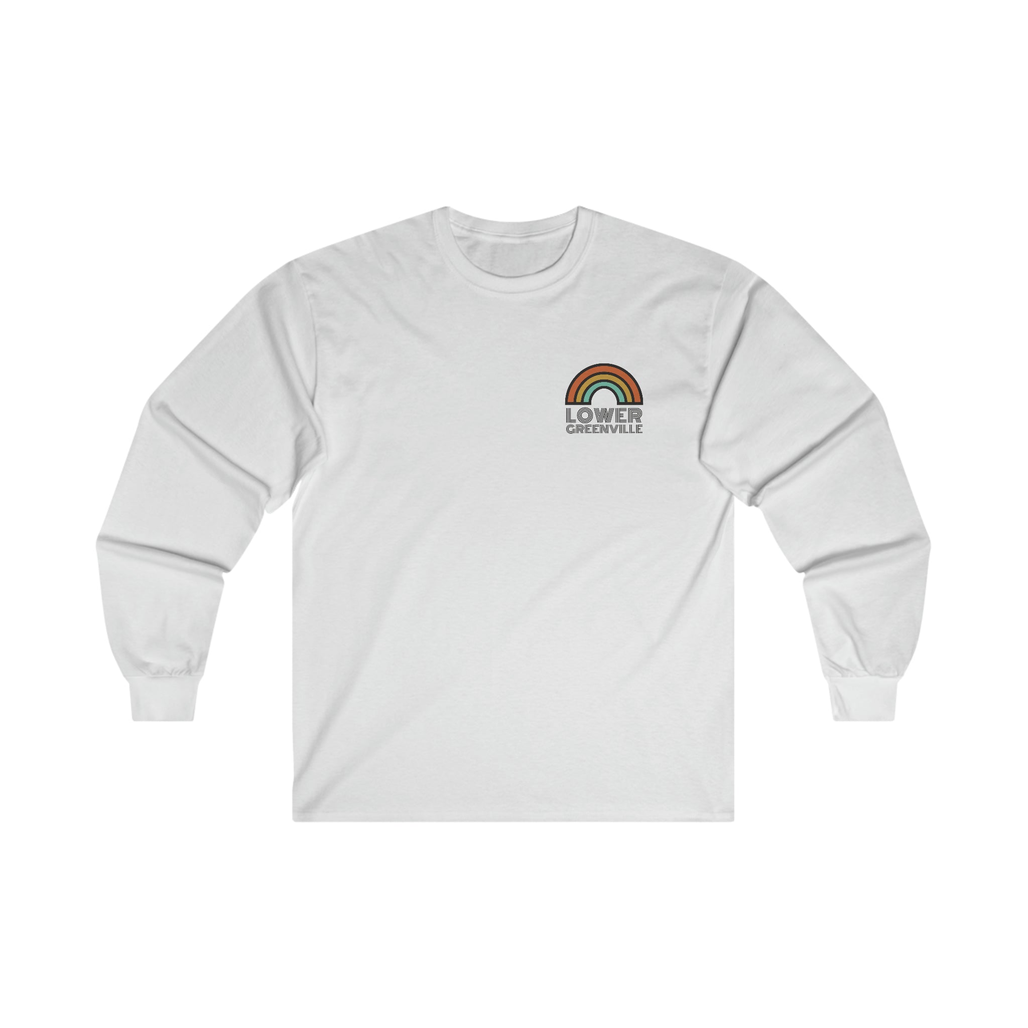 Rainbow Lower Greenville Long Sleeve Tee - Friends of Lower Greenville