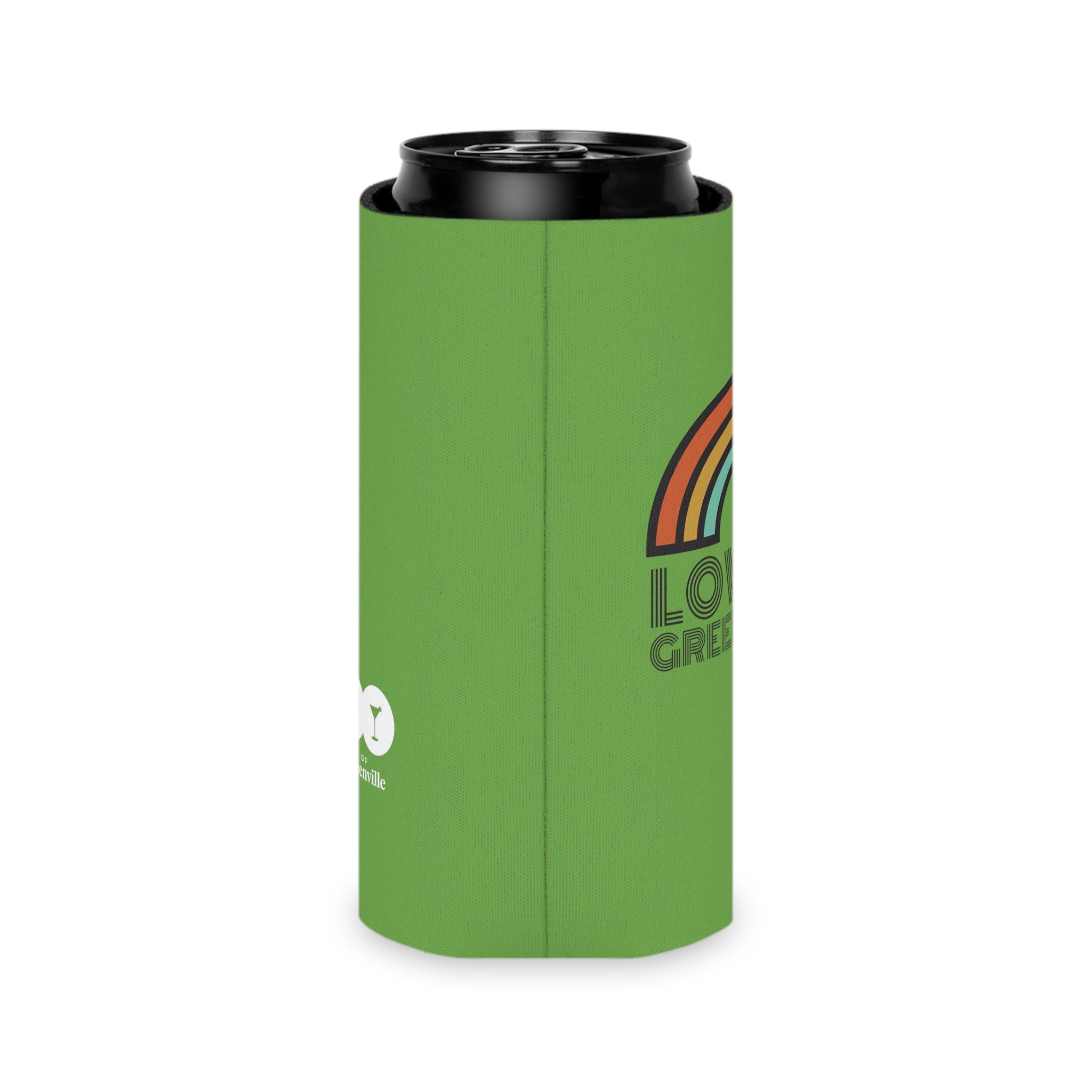 Rainbow Lower Greenville Slim and Regular Can Cooler - Friends of Lower Greenville