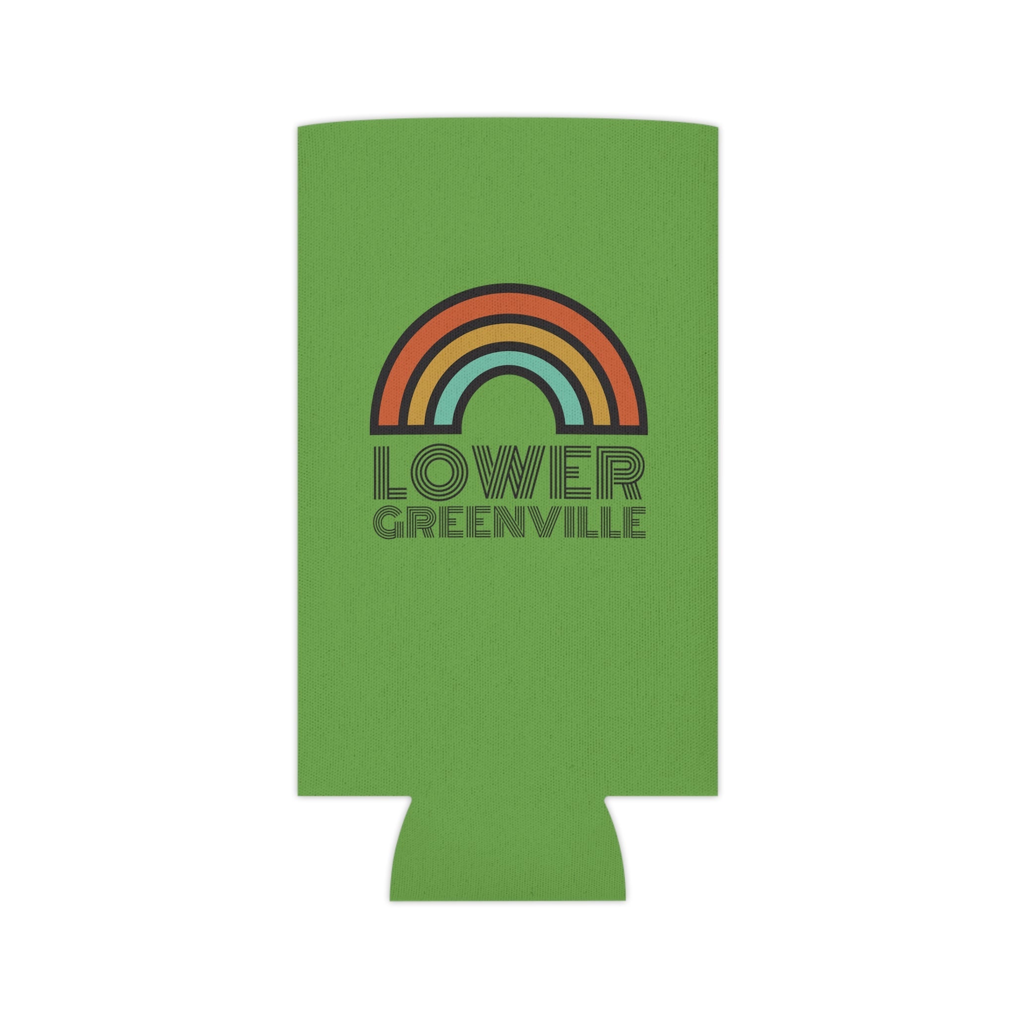 Rainbow Lower Greenville Slim and Regular Can Cooler - Friends of Lower Greenville