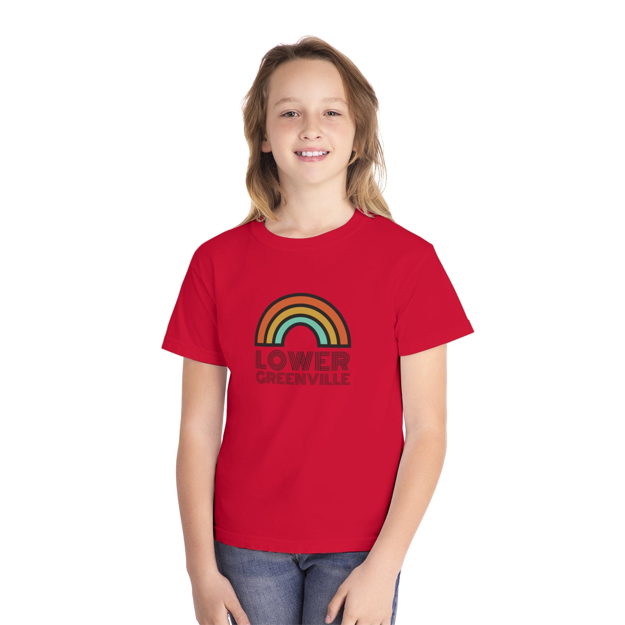 Rainbow Lower Greenville Youth T-shirt - Friends of Lower Greenville